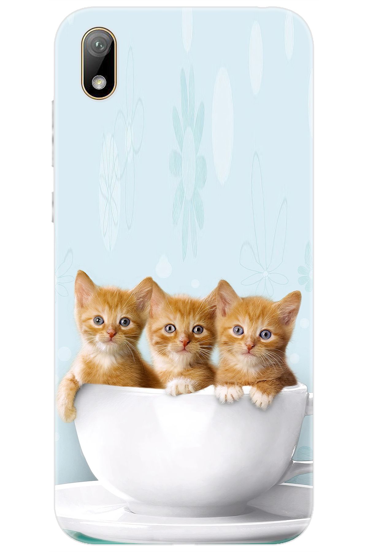 Ceppare Huawei Y5 2019 (AMN-LX2/LX9) Uyumlu Kılıf Desen Baskılı Silikon Yavru Kediler STK:194 CP-ijzTa9C