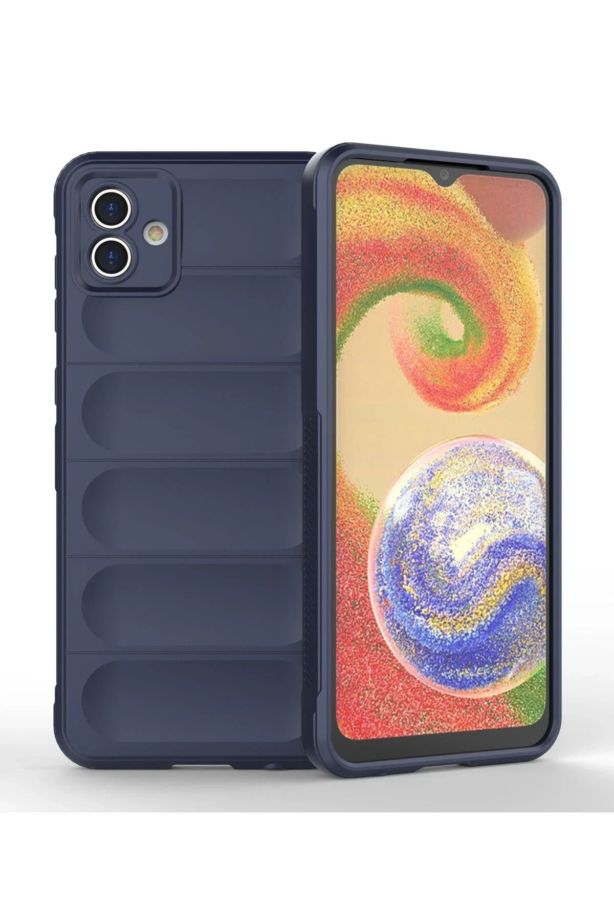 NewFace Galaxy A04 Uyumlu Kılıf Optimum Silikon - Lacivert JOJUA