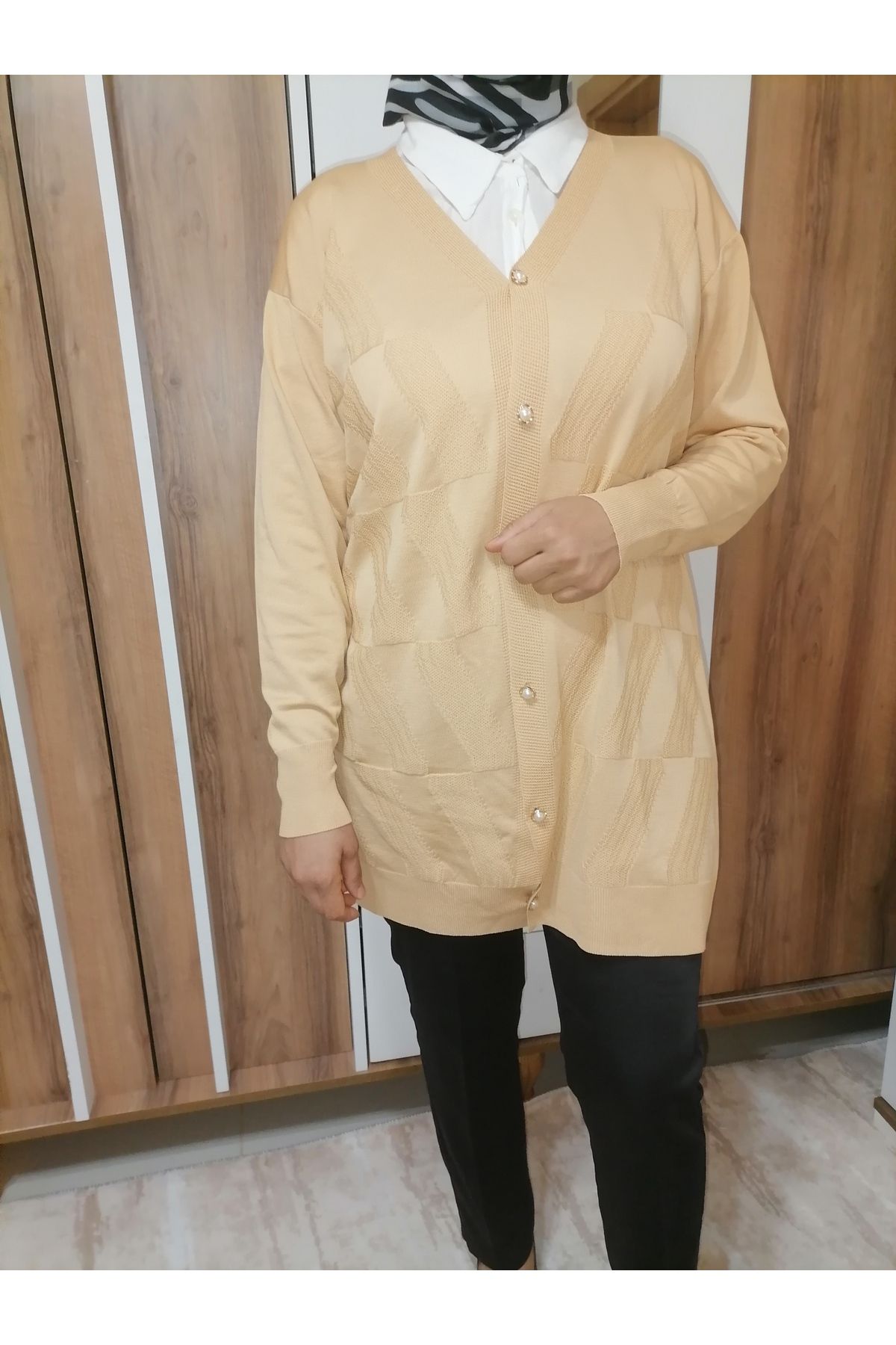 Jose Clothing İnce Tesettür Triko Ceket Yelek