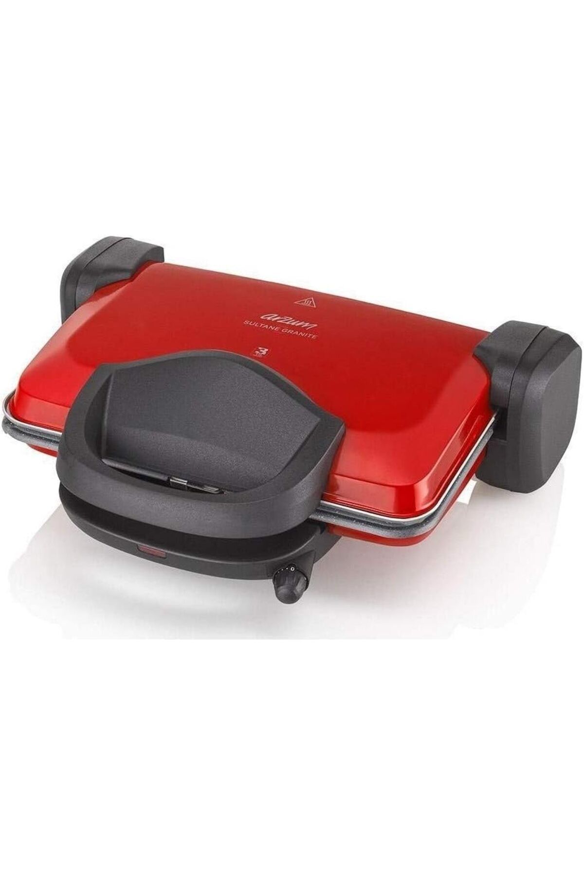 STOREMAX nffashopm AR2009 Sultane Granite Izgara Ve Tost Makinesi, 1800 W, Paslanmaz Çelik, Kırmızı store