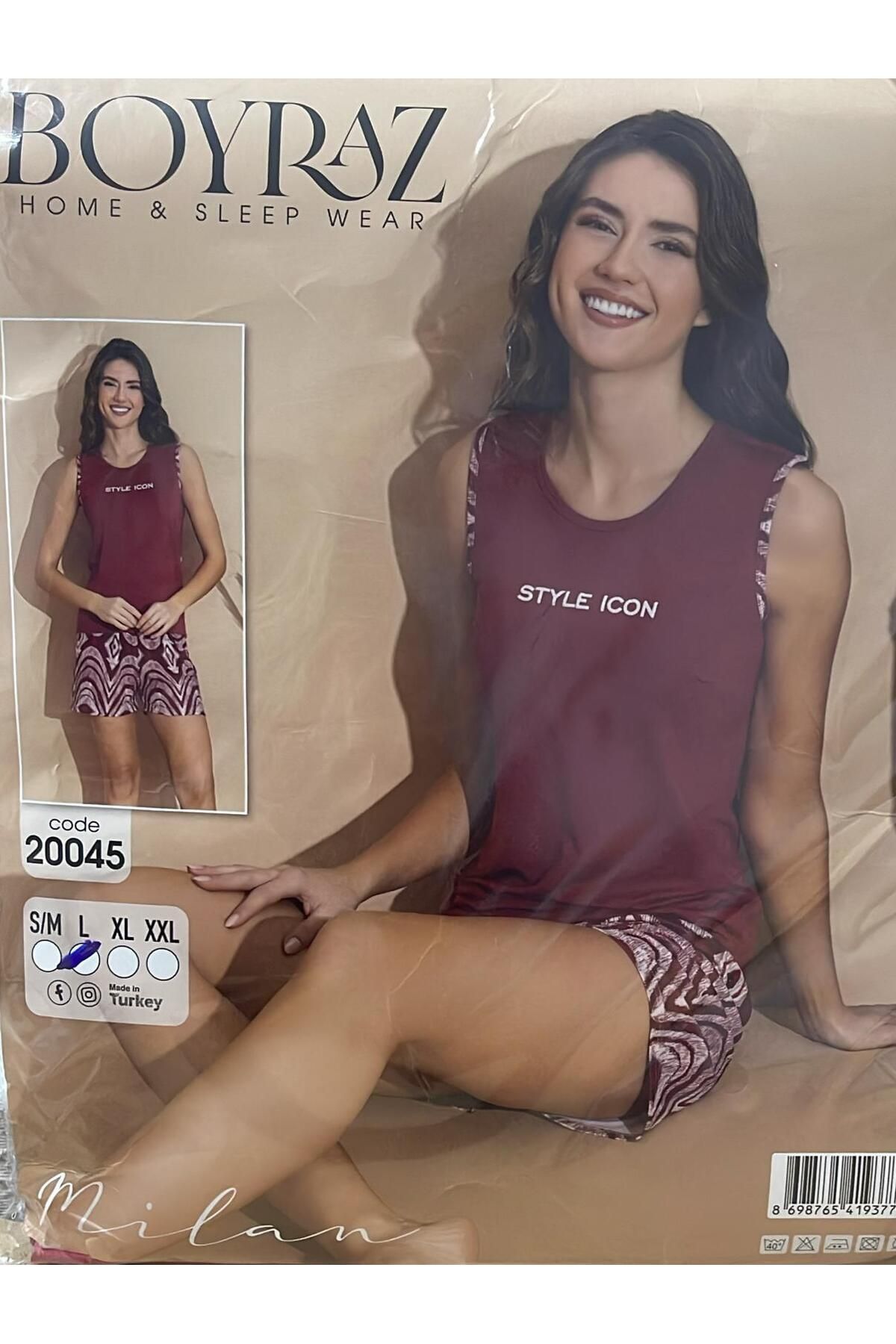 BOYRAZ ÇOK ŞIK VE RAHAT MODAL KUMAŞTAN YAZLIK PİJAMA
