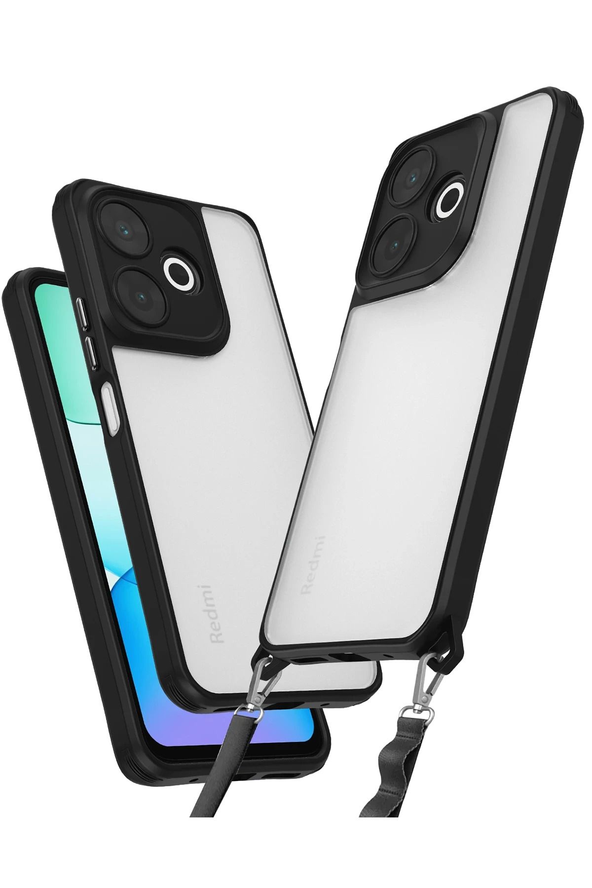 Zipax Xiaomi Redmi 13 4G Kılıf Silikon Kapak Azn-Penta