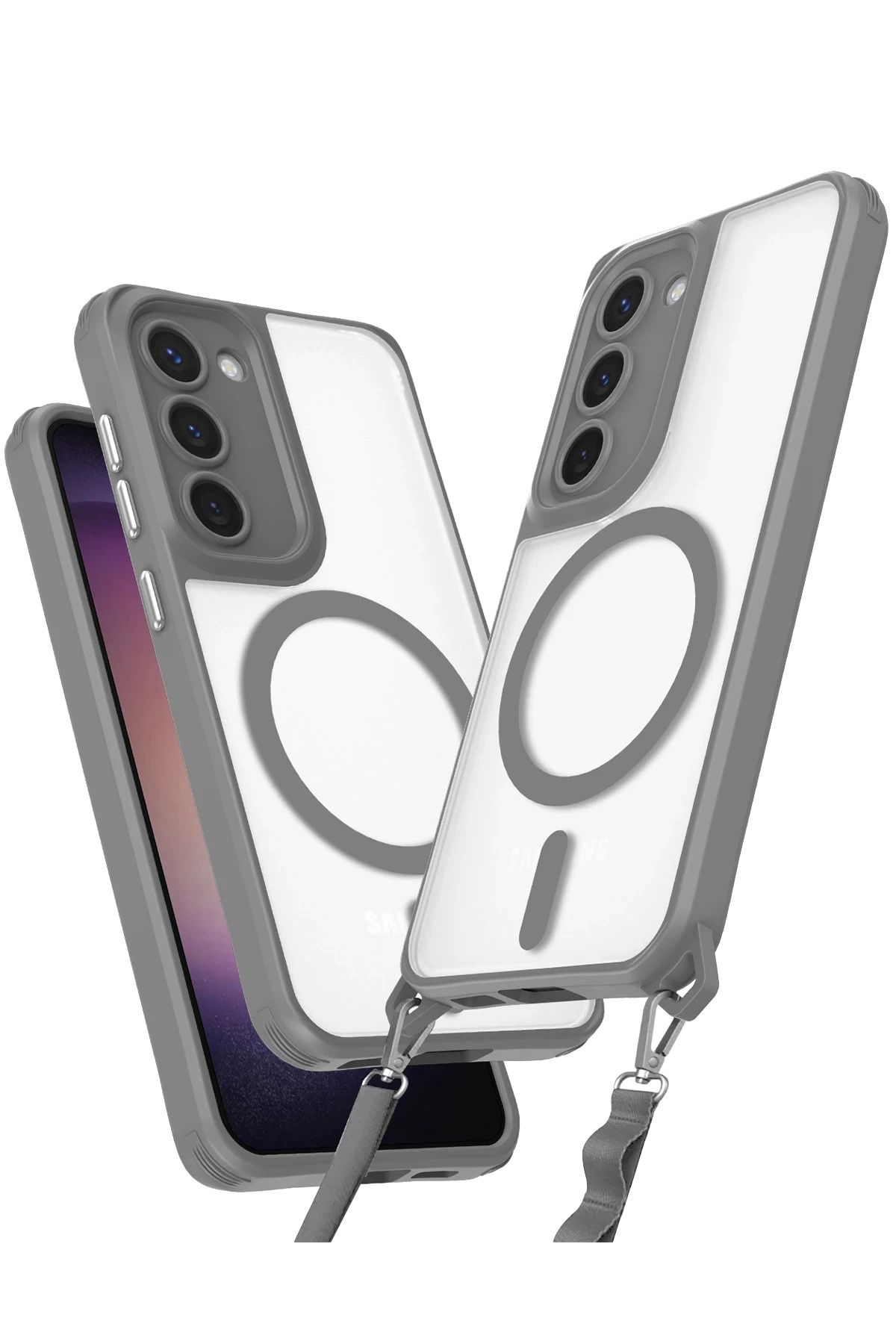 Zipax Samsung Galaxy S23 Kılıf Silikon Kapak Azn-Penta