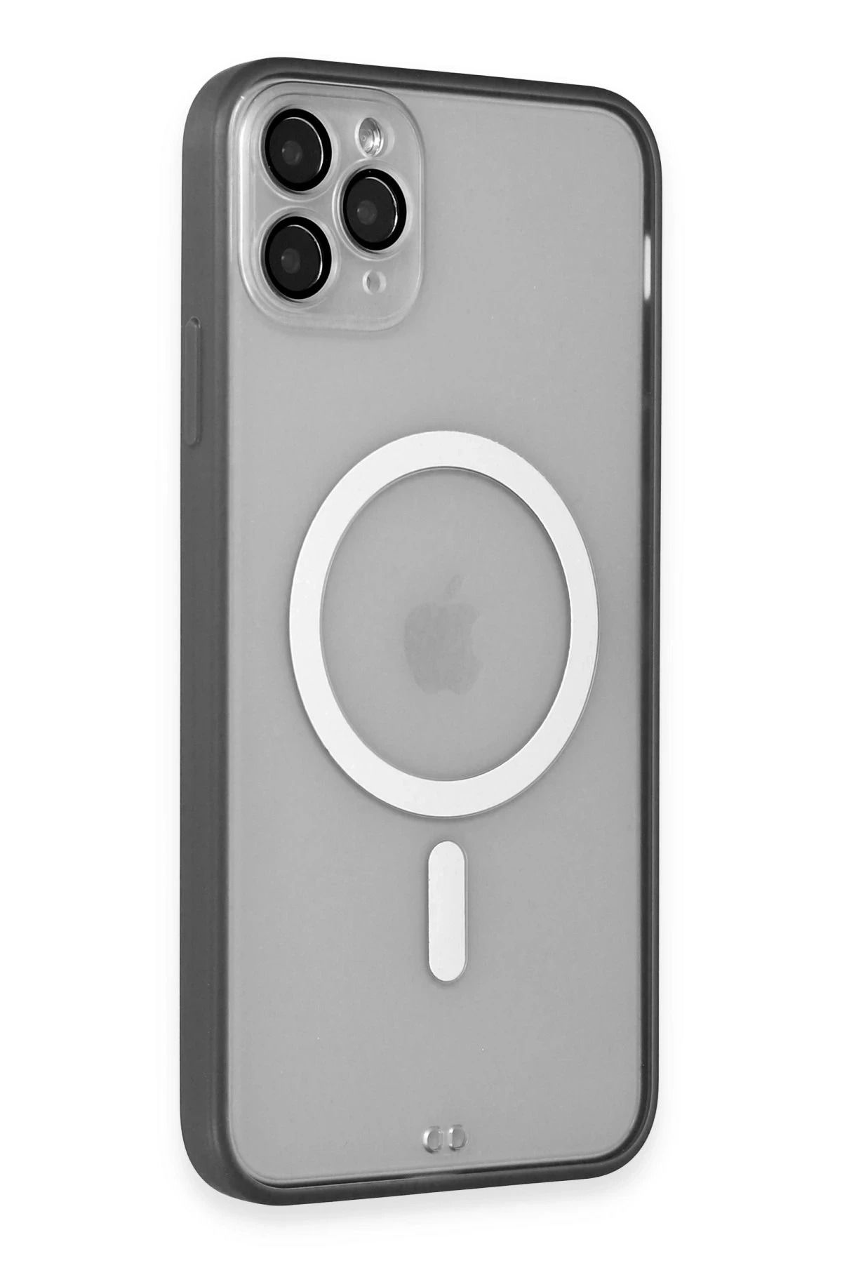 NewFace iPhone 11 Pro Max Kılıf Grand Magneticsafe Kapak - Siyah JOJUA