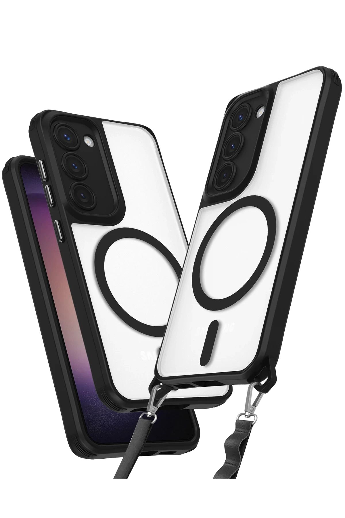 Zipax Samsung Galaxy S23 Plus Kılıf Silikon Kapak Azn-Penta