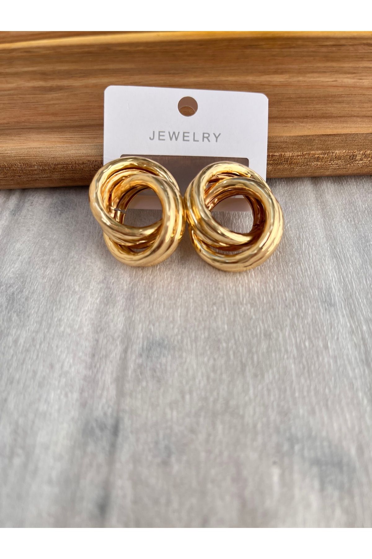 JEWELRY Çelik küpe
