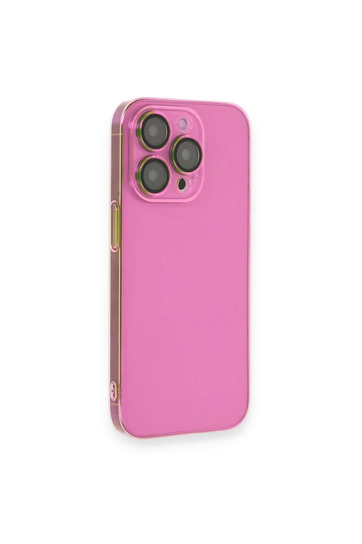 NewFace iPhone 14 Pro Max Kılıf Armada Lensli Kapak - Pembe FERRG
