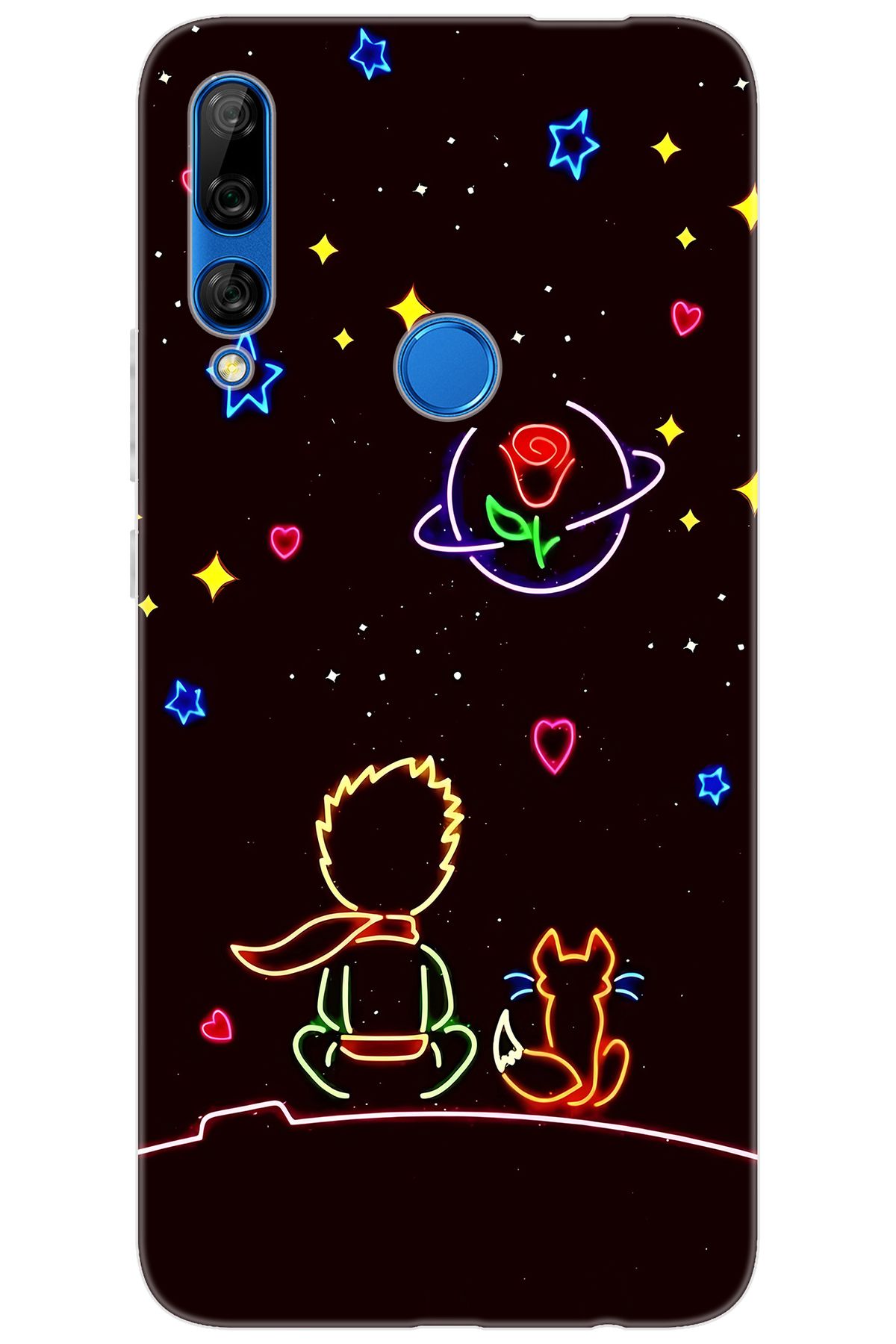Ceppare Huawei Y9 Prime 2019 (STK-L21) Uyumlu Kılıf Desen Baskı Silikon Küçük Prens STK:642 CP-hfM9ypN