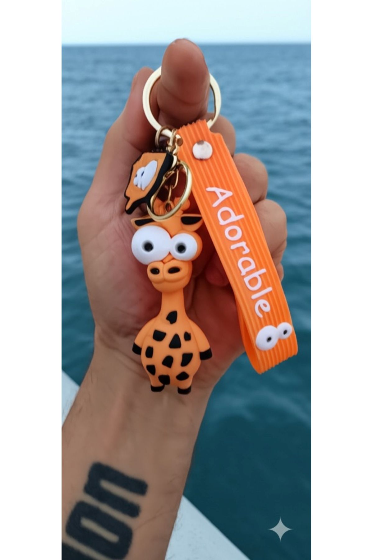 Mimi Aksesuar (3d) Lüks Büyük Boy Derin Bakışlar Slikon Anahtarlık Çanta Aksesuarı