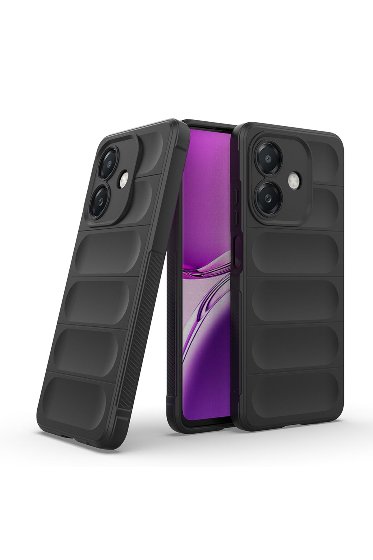 Rivor Oppo A3 Uyumlu Kılıf Kamera Korumalı Parmak İzi Bırakmaz İçi Kadife Sıvı Silikon Kapak