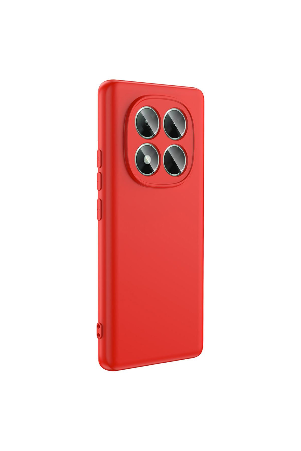 KılıfShop Xiaomi Poco X7 uyumlu Kılıf Lansman İçi Kadife Silikon Kırmızı