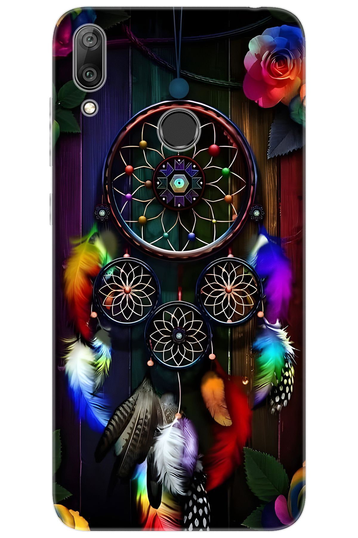 Ceppare Huawei Y7 Prime 2019 (DUB-LX3) Uyumlu Kılıf Desen Baskı Silikon Düş Kapanı STK:704 CP-AQ2e0uJ