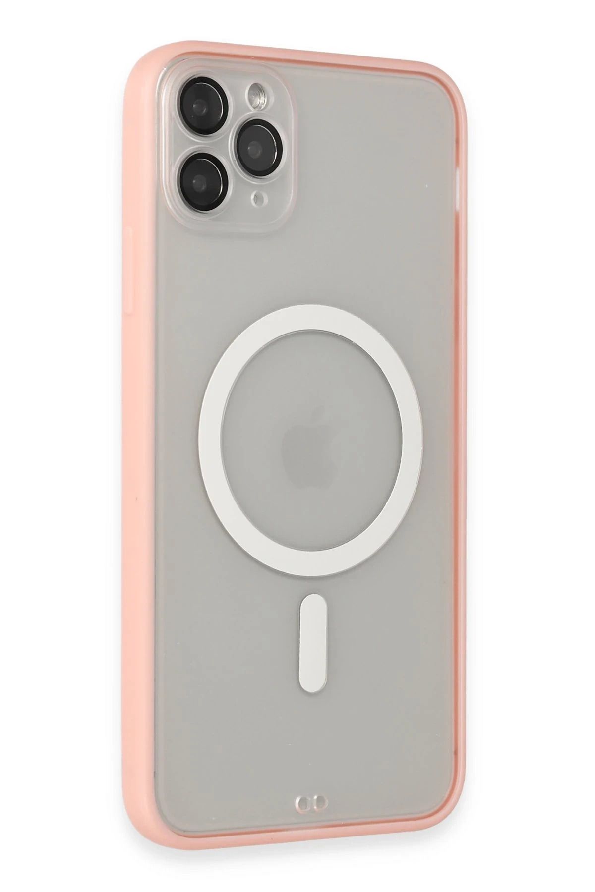 NewFace iPhone 11 Pro Max Kılıf Grand Magneticsafe Kapak - Pembe NRMSA