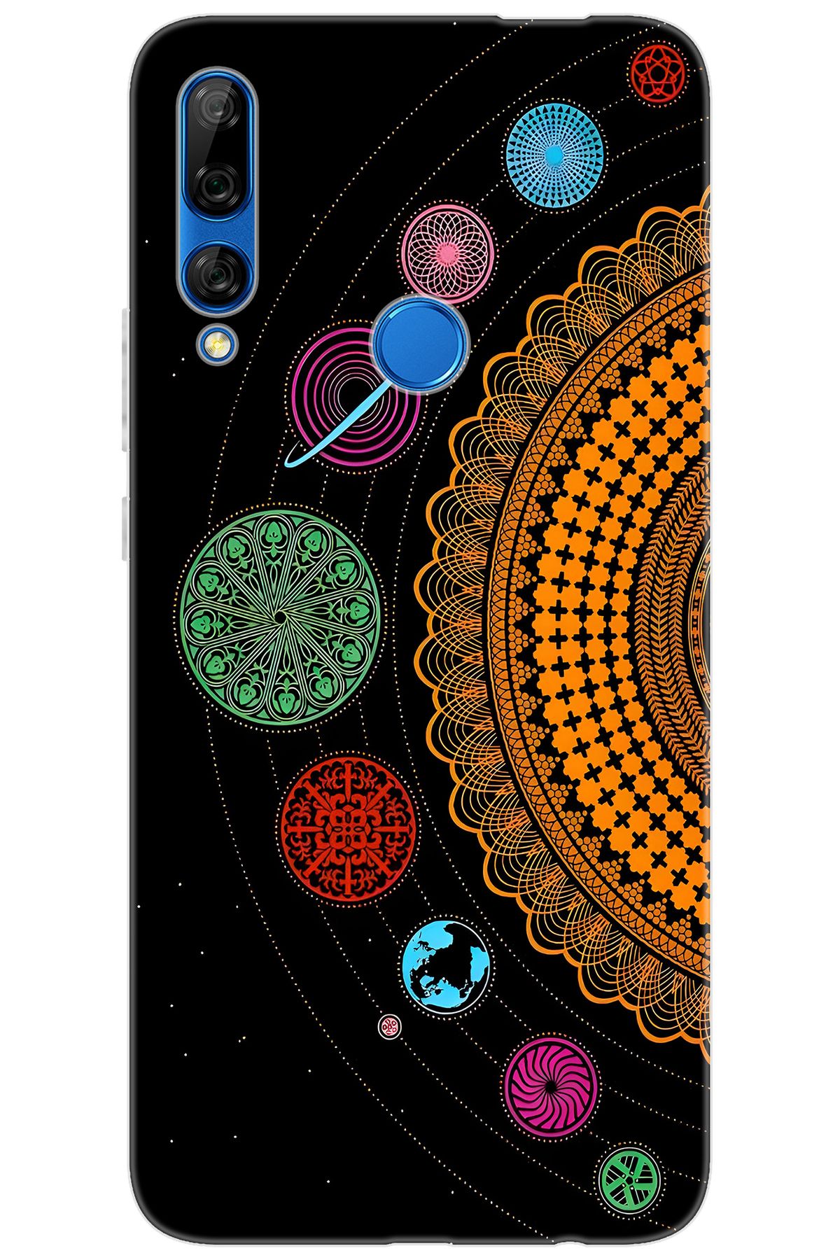 Ceppare Huawei Y9 Prime 2019 (STK-L21) Uyumlu Kılıf Desen Silikon Gezegenler Tasarım STK:648 CP-D28TbVH