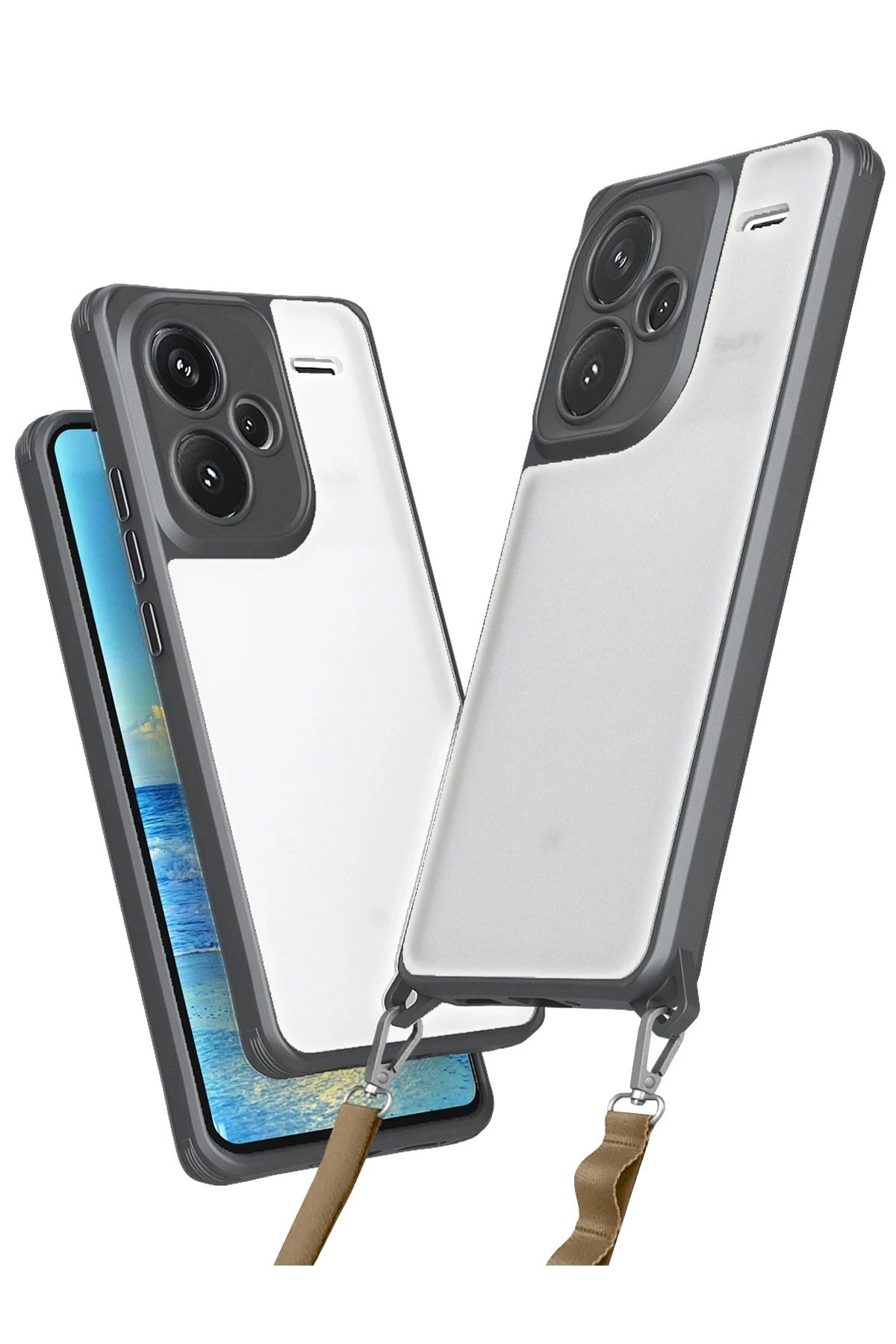 Zipax Xiaomi Redmi Note 13 Pro Plus Kılıf Silikon Kapak Azn-Penta