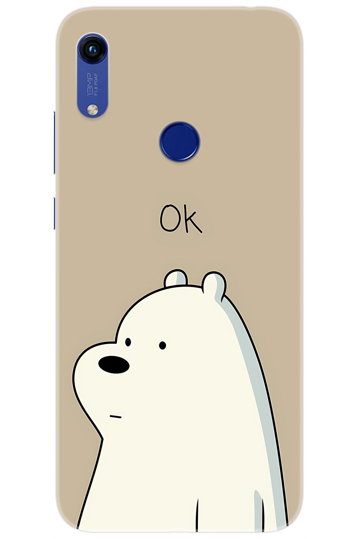 Ceppare Huawei Y6 PRO 2019 (MRD-LX2) Uyumlu Kılıf Desen Baskılı Silikon Panda OK STK:641 CP-XJ0xzmw