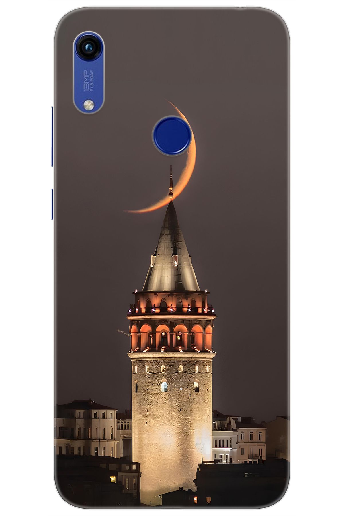 Ceppare Huawei Y6S 2019 (JAT-L41) Uyumlu Kılıf Desen Baskılı Silikon Galata Kulesi STK:673 CP-XQdHg0t
