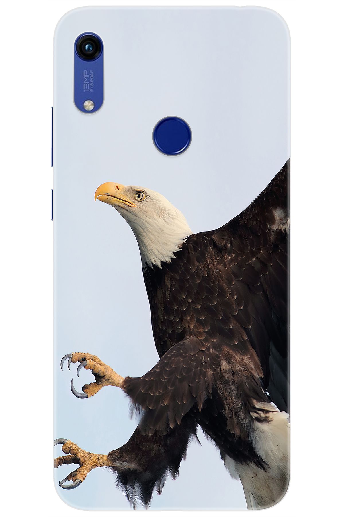 Ceppare Huawei Y6S 2019 (JAT-L41) Uyumlu Kılıf Desen Baskılı Silikon Kartal STK:189 CP-jWiVfEA