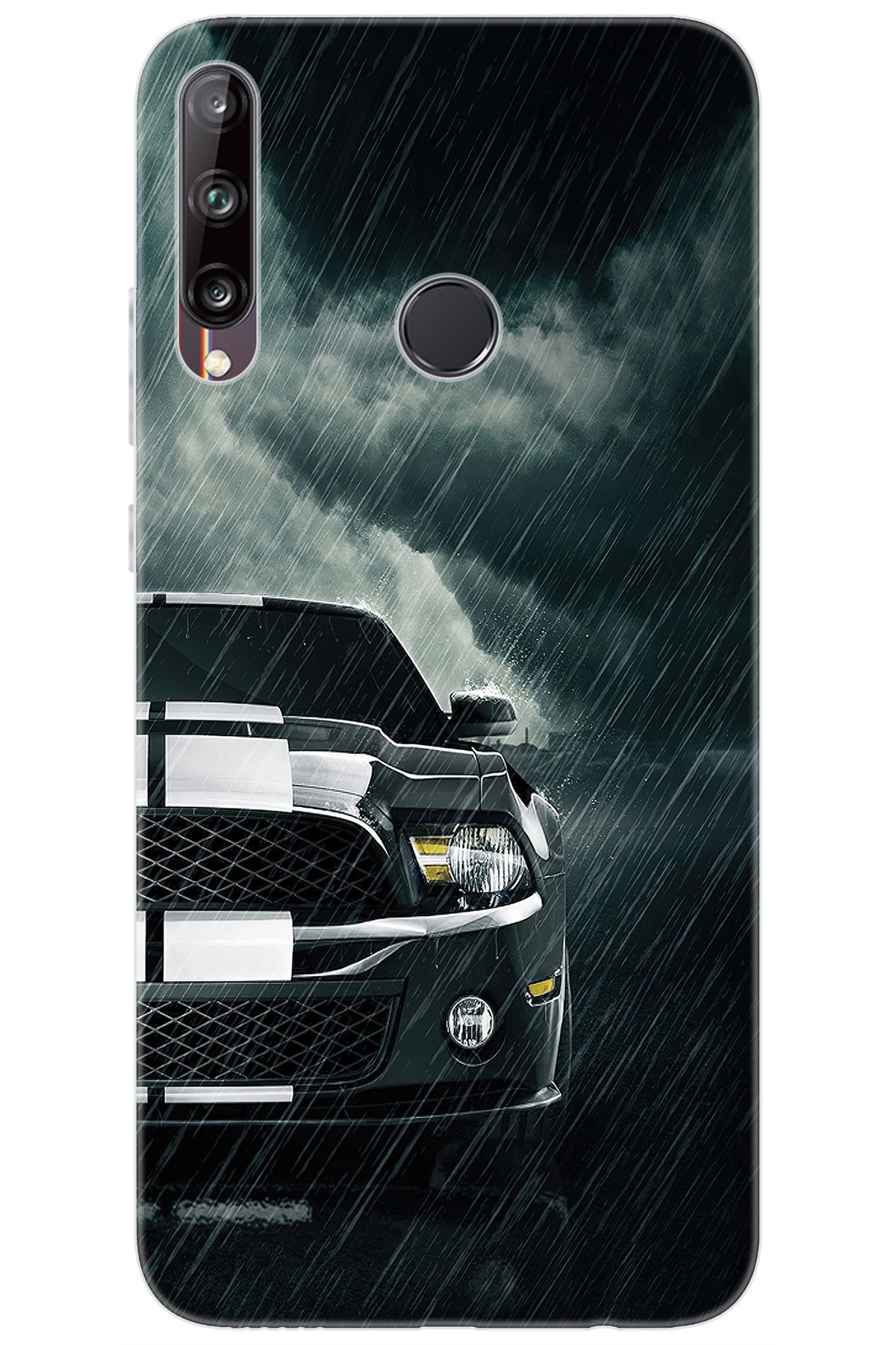 Ceppare Huawei Y7P (ART-L29) Uyumlu Kılıf Desen Baskılı Silikon Araba Model STK:290 CP-FAlnhyS