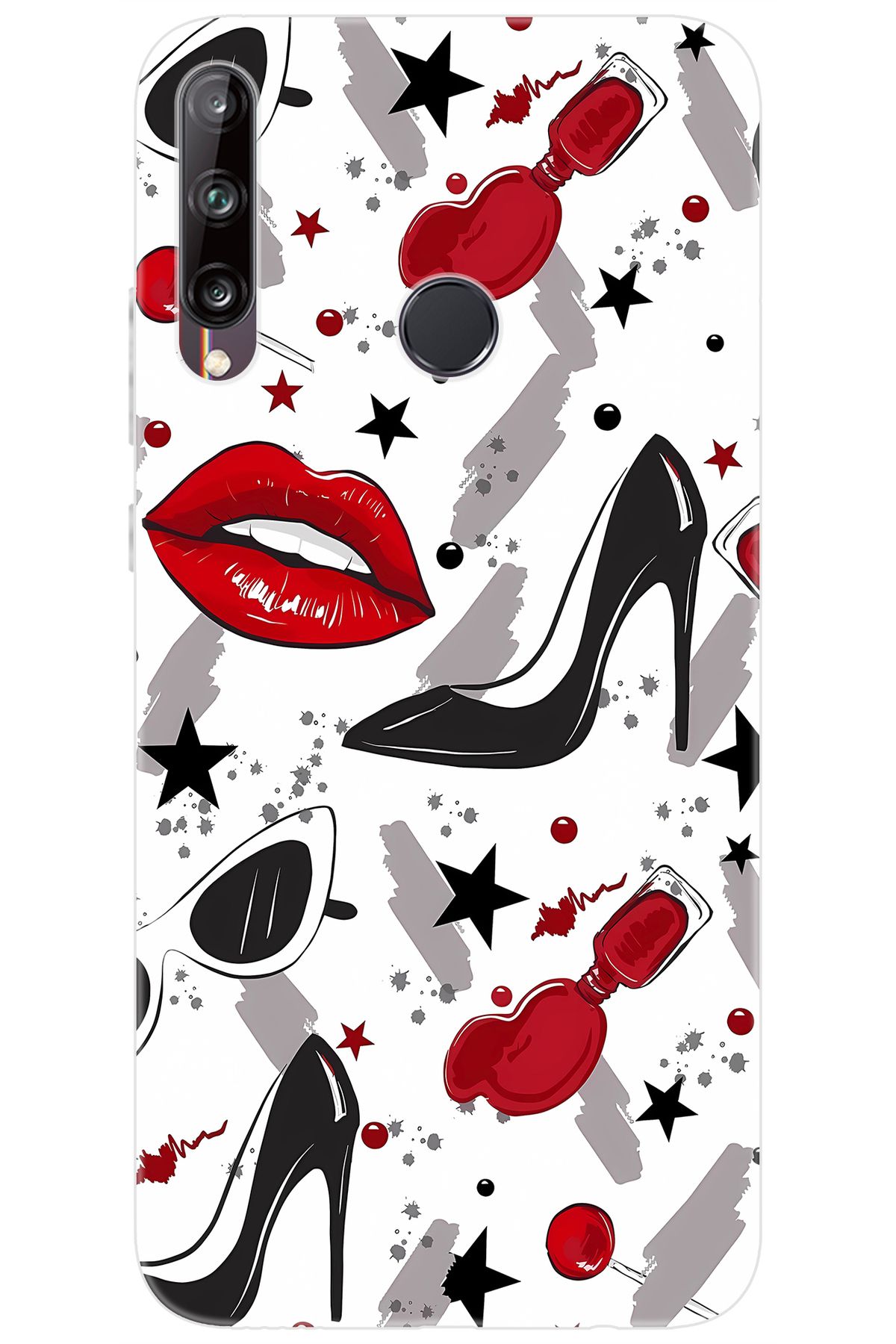 Ceppare Huawei Y7P (ART-L29) Uyumlu Kılıf Desen Baskılı Silikon Fashion Design STK:676 CP-KTC2qO1