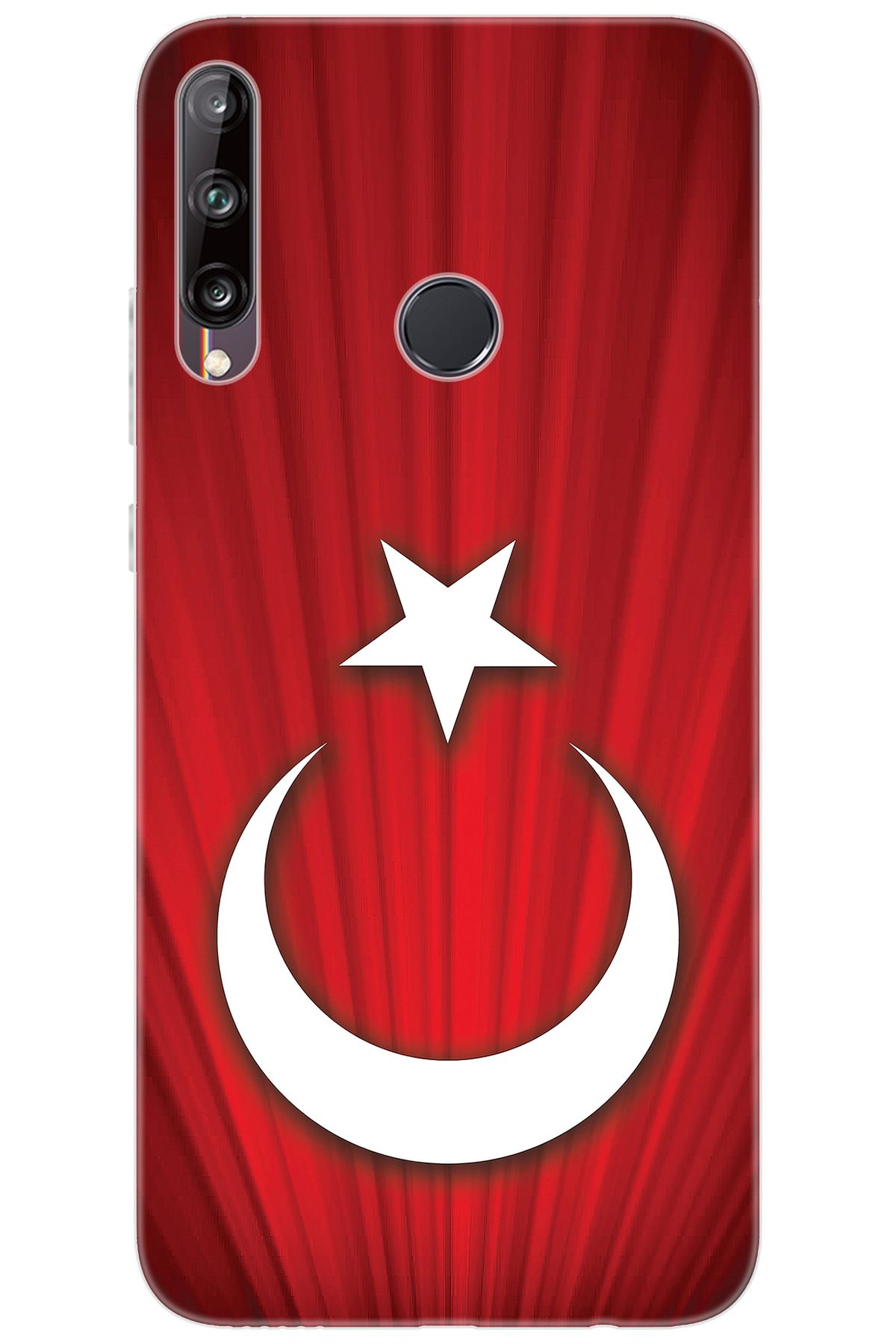 Ceppare Huawei Y7P (ART-L29) Uyumlu Kılıf Desen Baskılı Silikon Türk Bayrağı STK:382 CP-plqEK0B