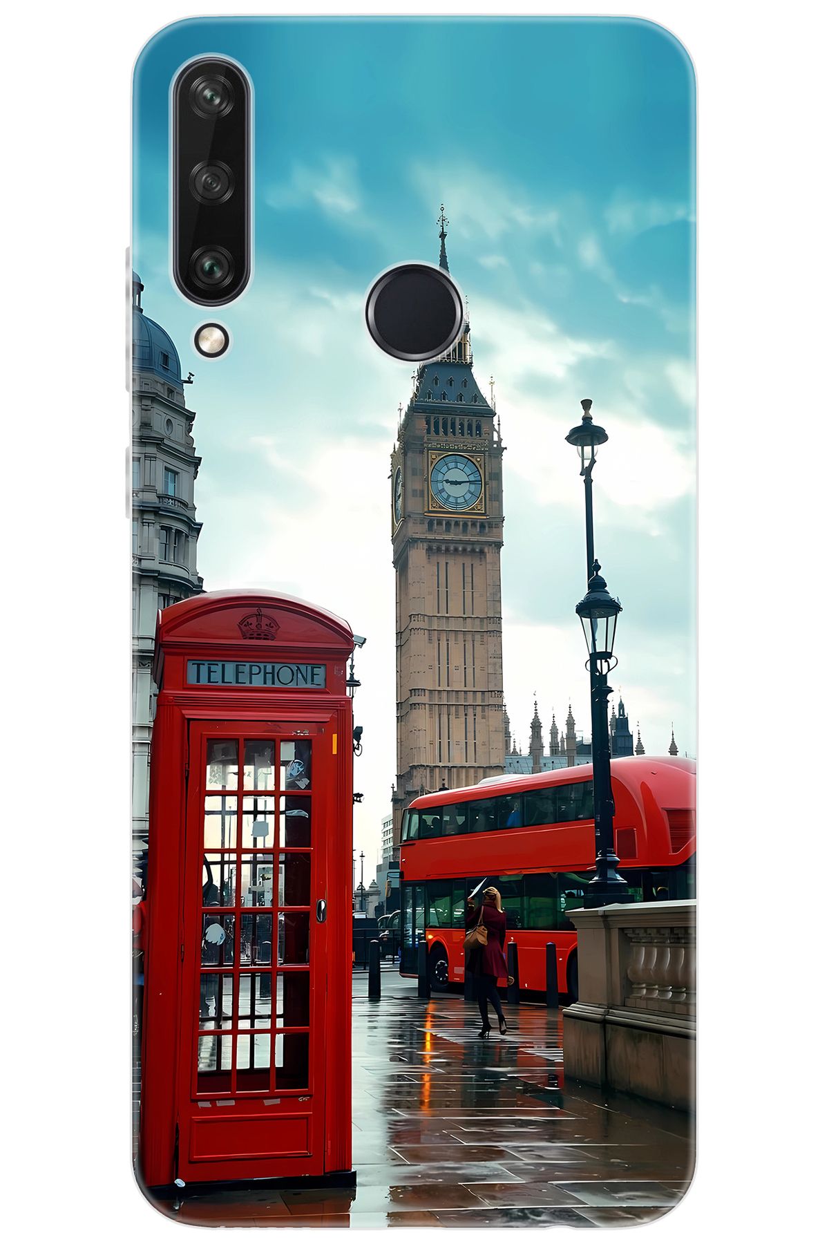 Ceppare Huawei Y6P (MED-LX9N) Uyumlu Kılıf Desen Silikon Big Bang Telefon Kulubesi S:1016 CP-fOvGLcH