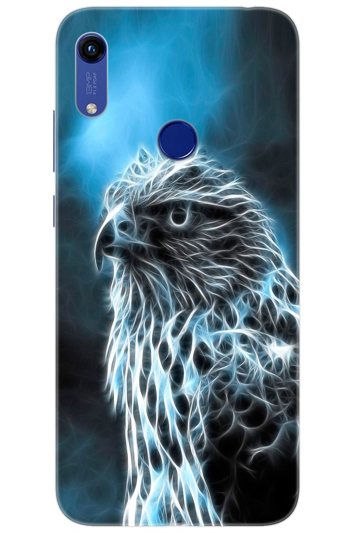 Ceppare Huawei Y6 PRO 2019 (MRD-LX2) Uyumlu Kılıf Desen Baskılı Silikon Şahin STK:196 CP-d7de6bf
