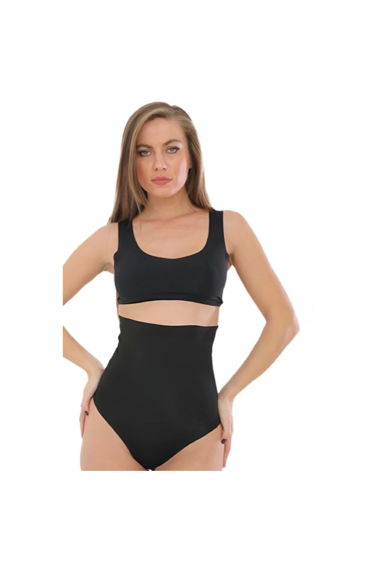 Marsilyan - 4202 ANI LAZER KESİM YÜKSEK BEL SLİP KORSE