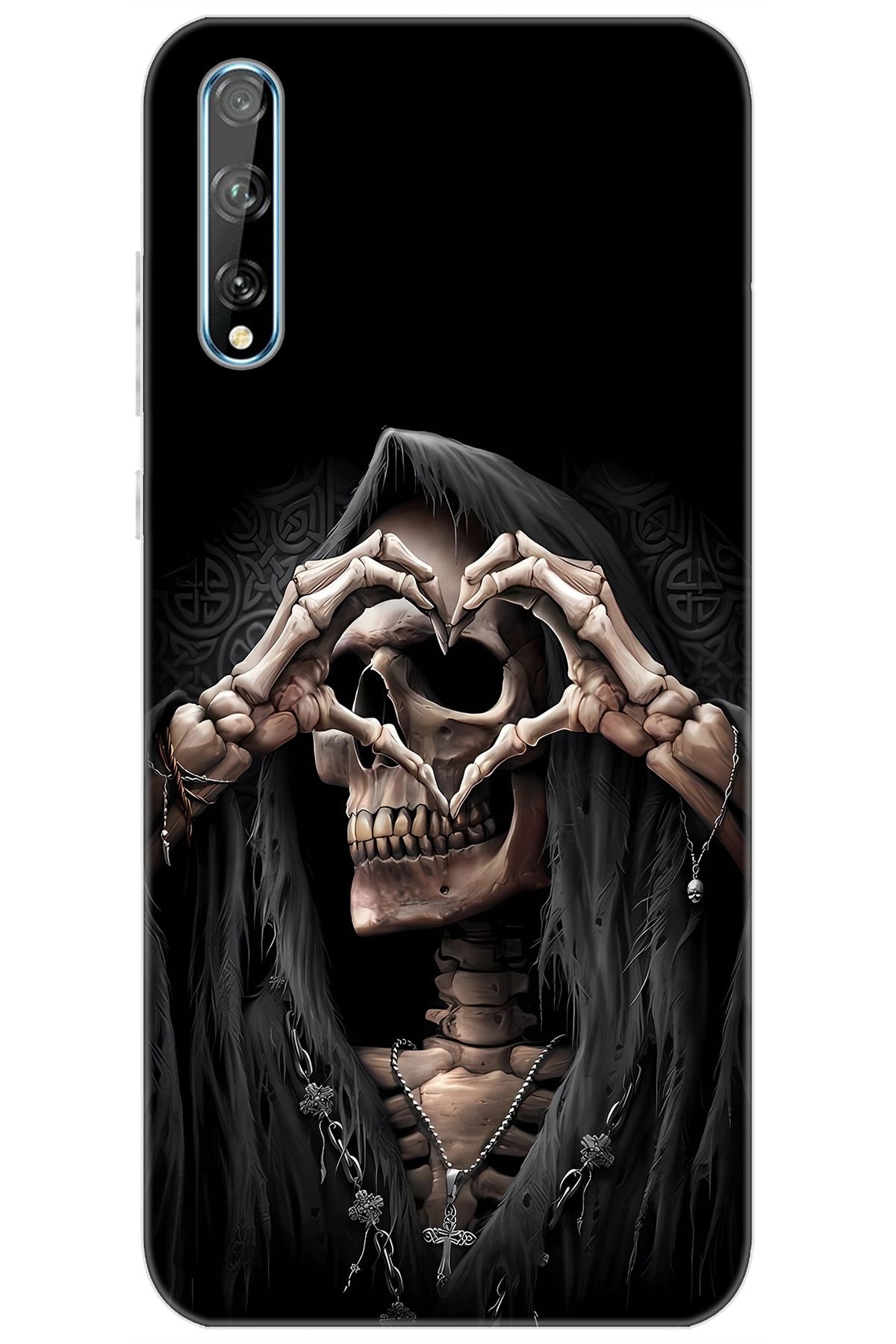 Ceppare Huawei Y8P (AQM-LX1) Uyumlu Kılıf Desen Baskılı Silikon İskelet STK:652 CP-LlzOxWu