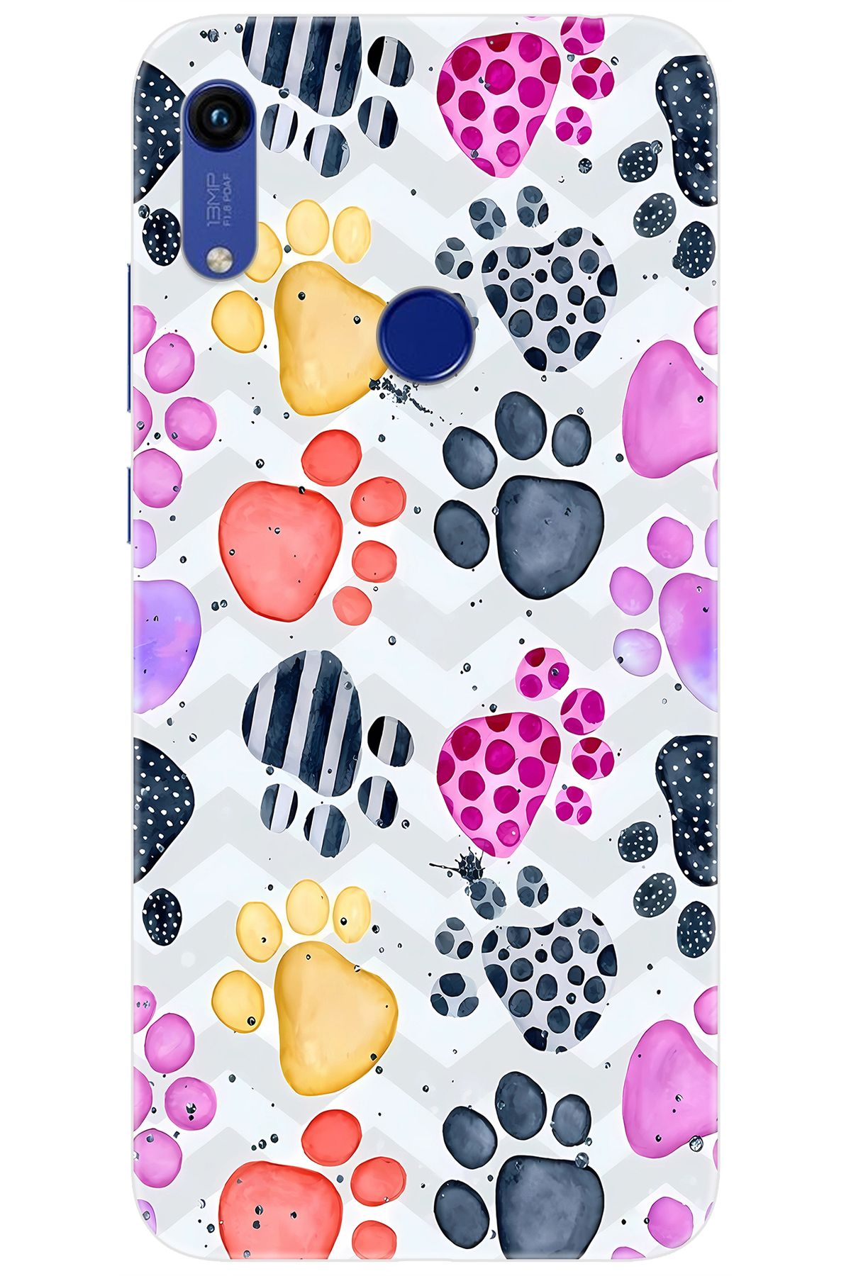Ceppare Huawei Y6 PRO 2019 (MRD-LX2) Uyumlu Kılıf Desen Baskılı Silikon Renkli Patiler STK:670 CP-tMZUCaE