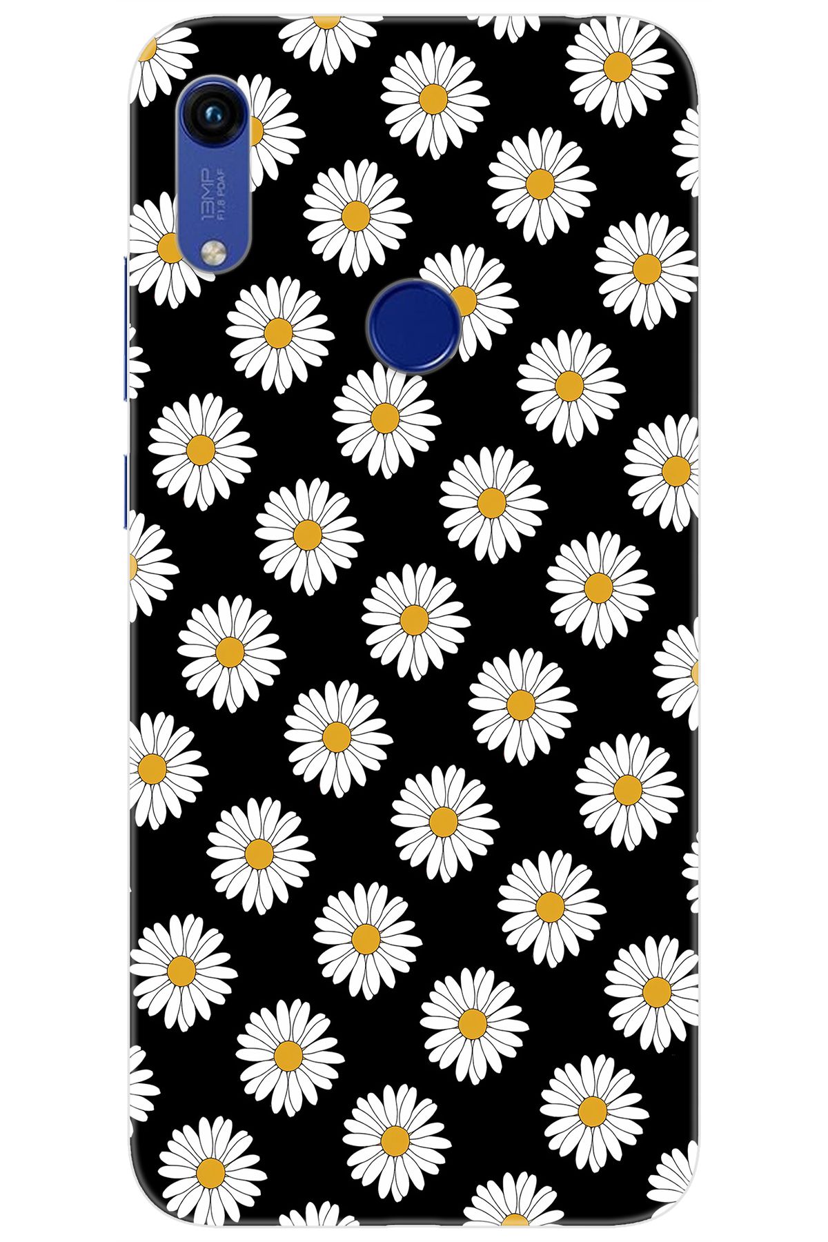 Ceppare Huawei Y6S 2019 (JAT-L41) Uyumlu Kılıf Desen Baskılı Silikon Papatya Serisi STK:634 CP-QJxxgeR
