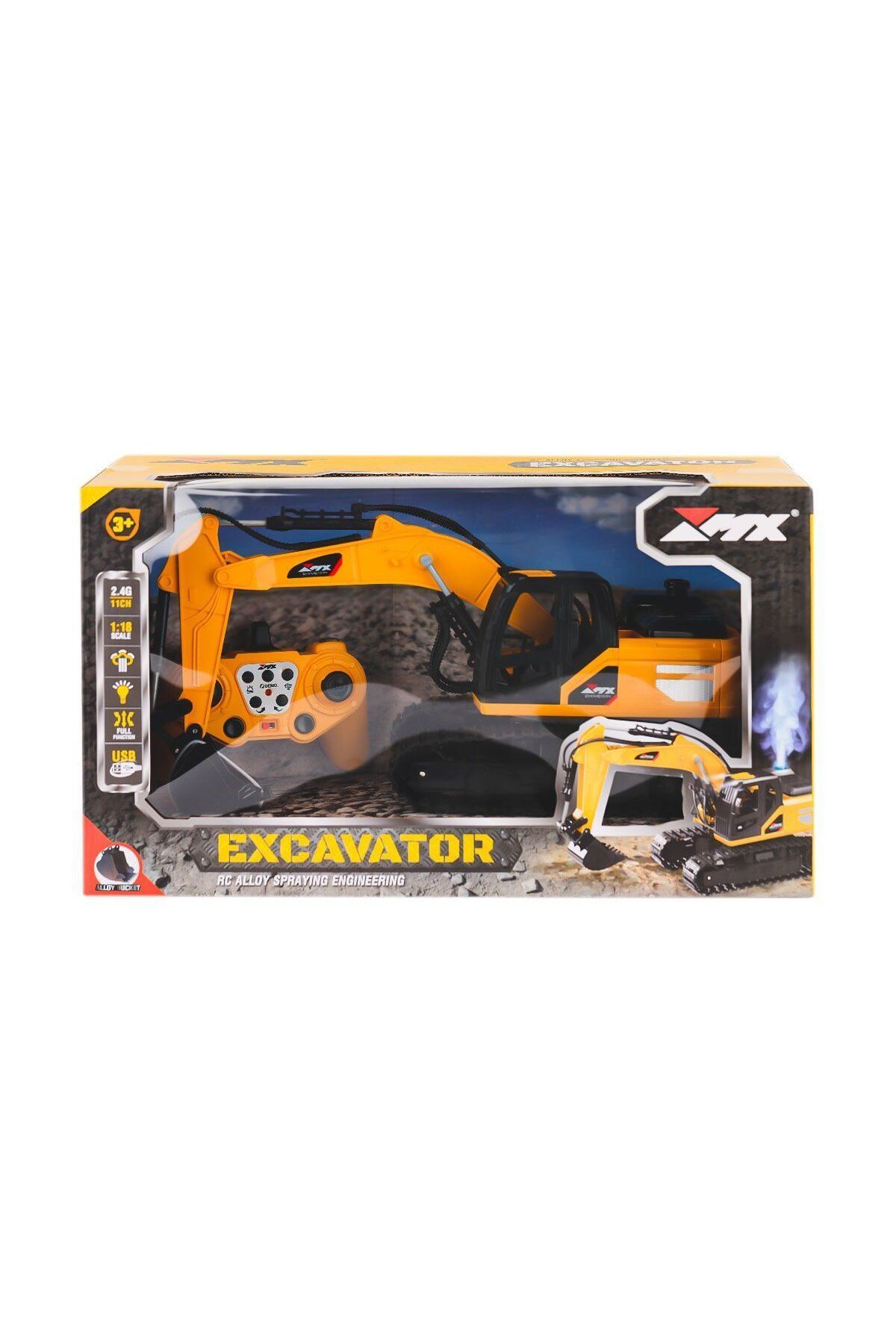 OEM Z6814A Kumandalı Sesli Işıklı Buhar Atan Kepçe 1:18