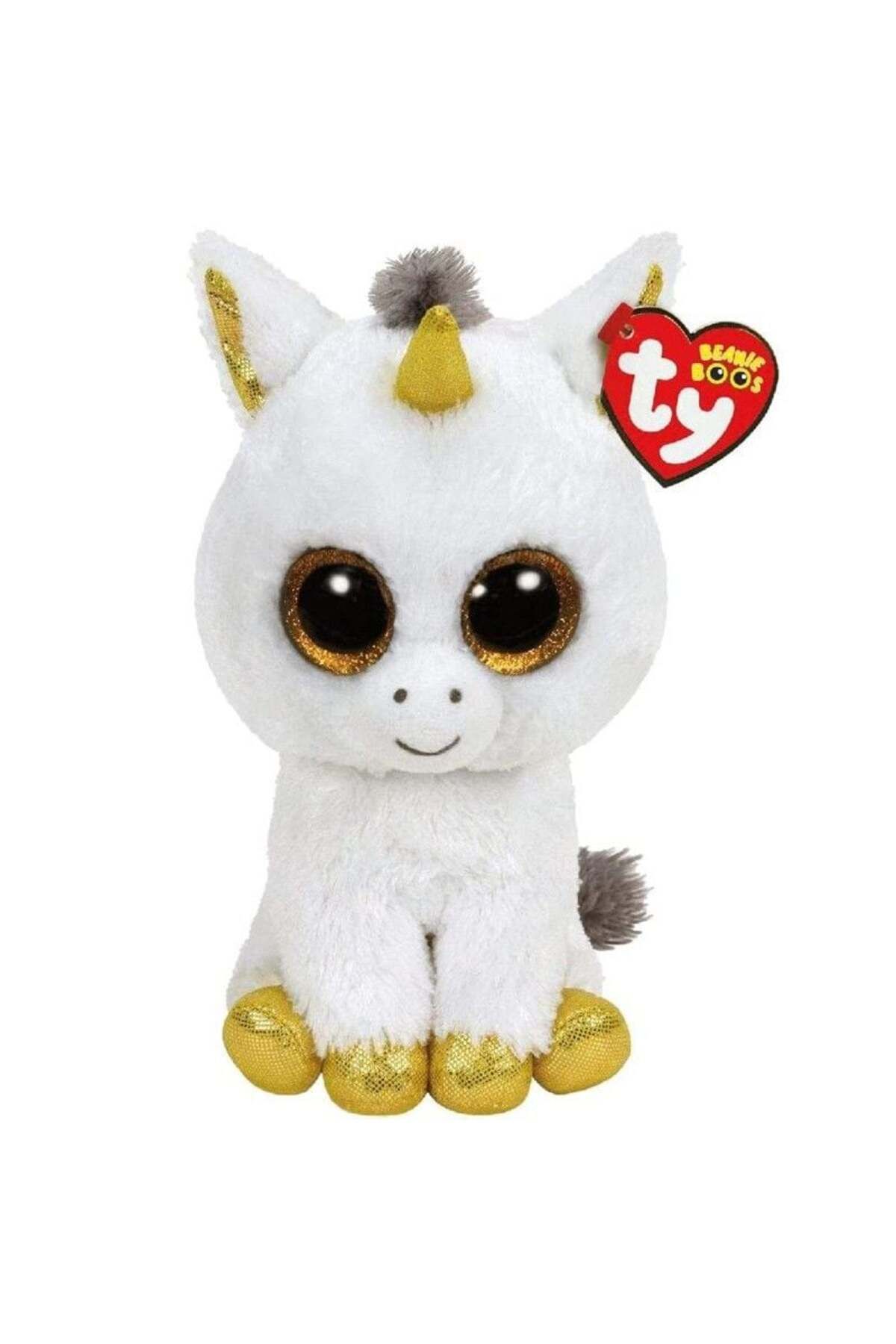 OEM Ty Beanie Boos Peluş Beyaz Unicorn Pegasus 25 cm