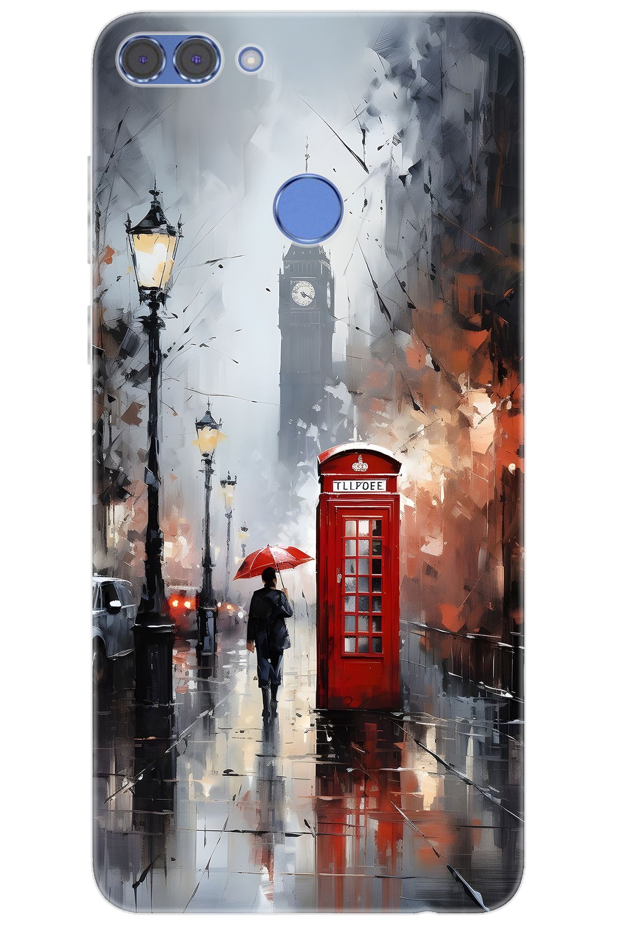 Ceppare Huawei Y9 2018 (FLA-LX1/LX2) Uyumlu Kılıf Desen Silikon Bigbang Telefon Kulubesi STK:708 CP-CTN5vf9