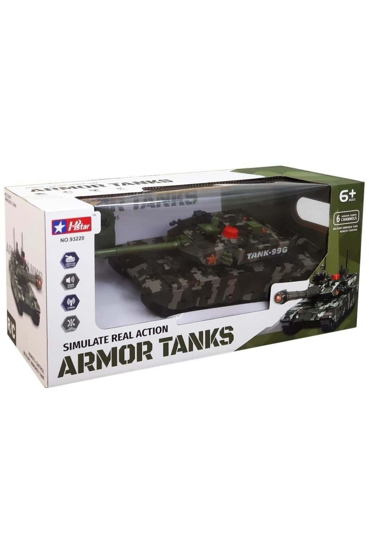 OEM 93220 1/12 ŞARJLI KUMANDALI TANK -PSF