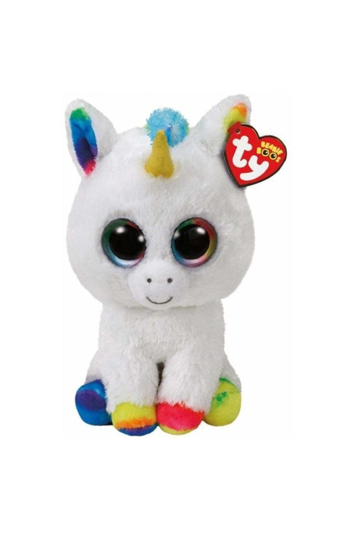 OEM Ty Beani Boos Pixie Tek Boynuzlu At Peluş 25 Cm