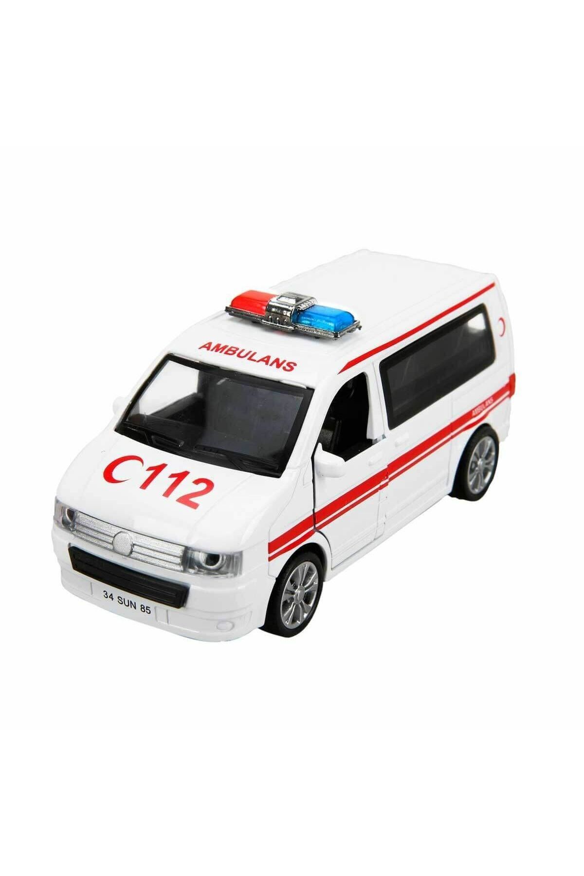 OEM 1606 1:32 Sesli ve Işıklı Şehir Kurtarma Araçları 13 cm -Sunman
