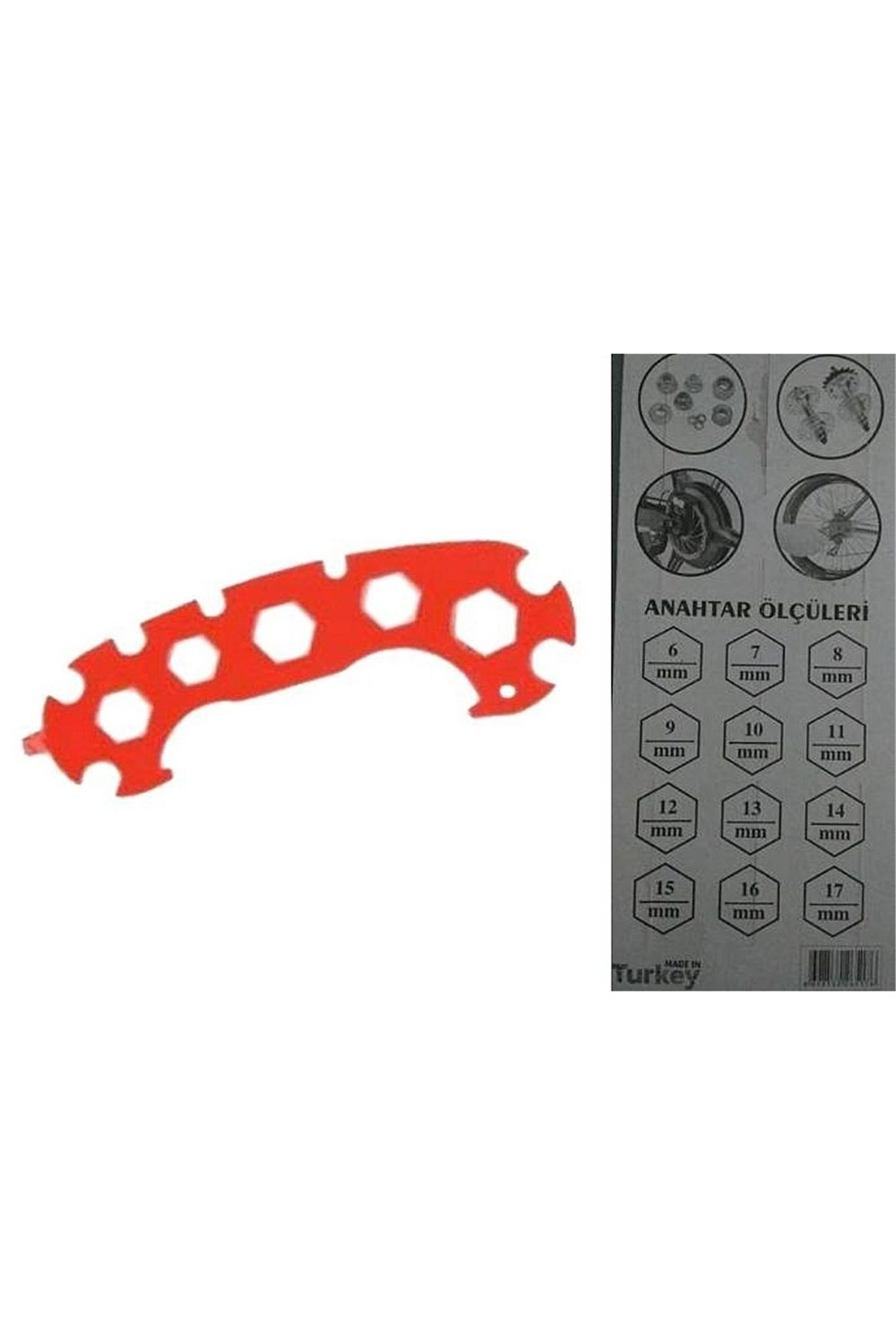 OEM Bisiklet Tamir Anahtarı (06mm-17mm) - 15 in 1