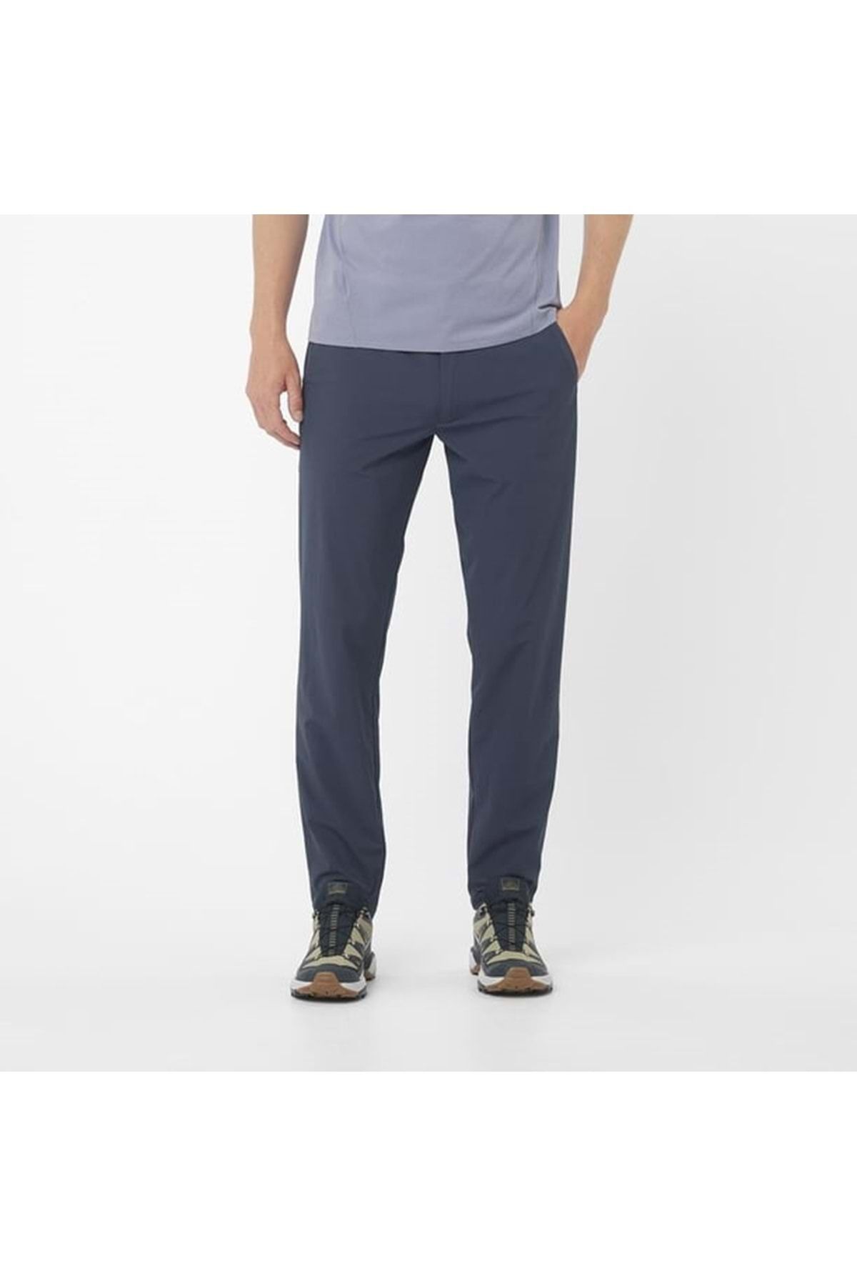 Salomon Wayfarer Everyday Pants M LC2439 Erkek Outdoor Kamp Pantolonu Erkek Pantolon LACİVERT