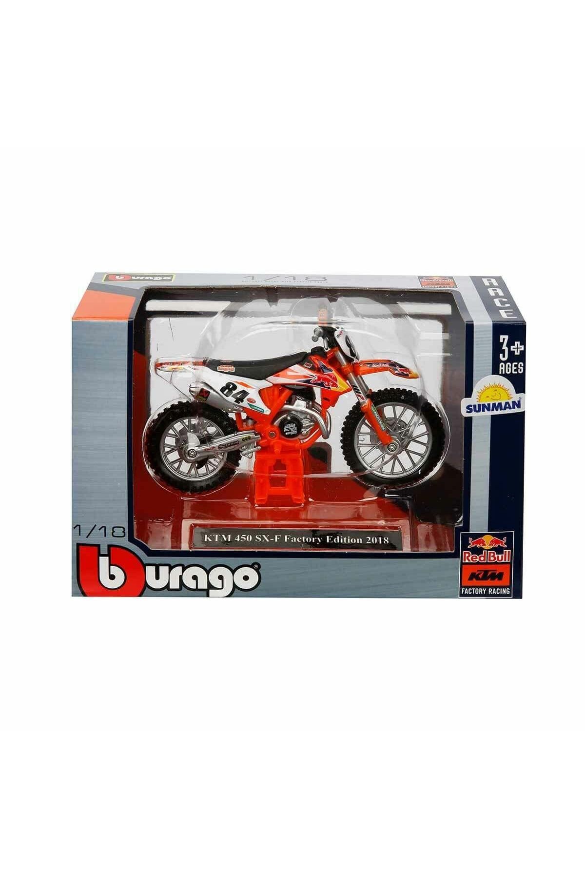 OEM 51070 SUN-BUR-1:18 Motor Red Bull KTM 450- 1 Adet Stokta Olan Gönderilir