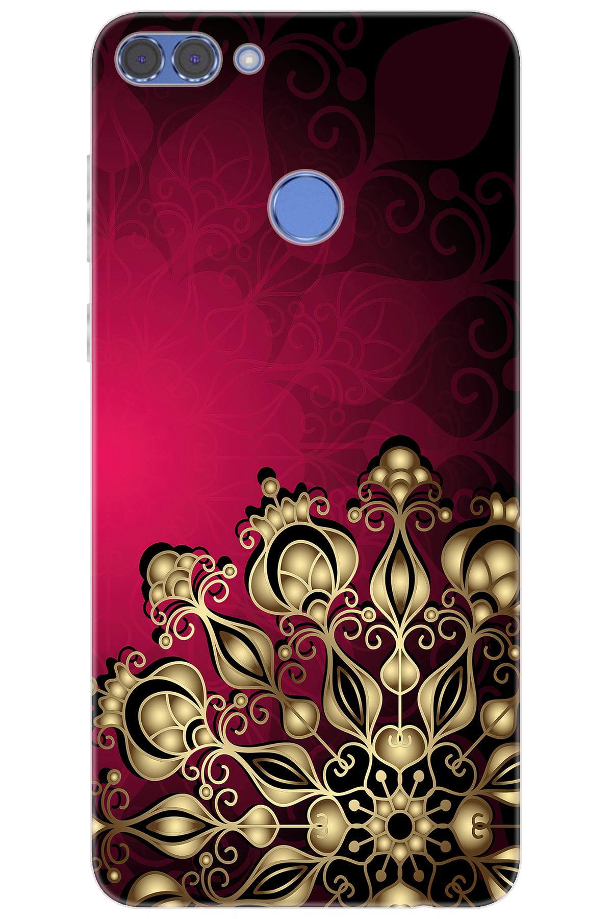 Ceppare Huawei Y9 2018 (FLA-LX1/LX2) Uyumlu Kılıf Desen Baskılı Silikon Desen Tasarım STK:273 CP-7xwrC00