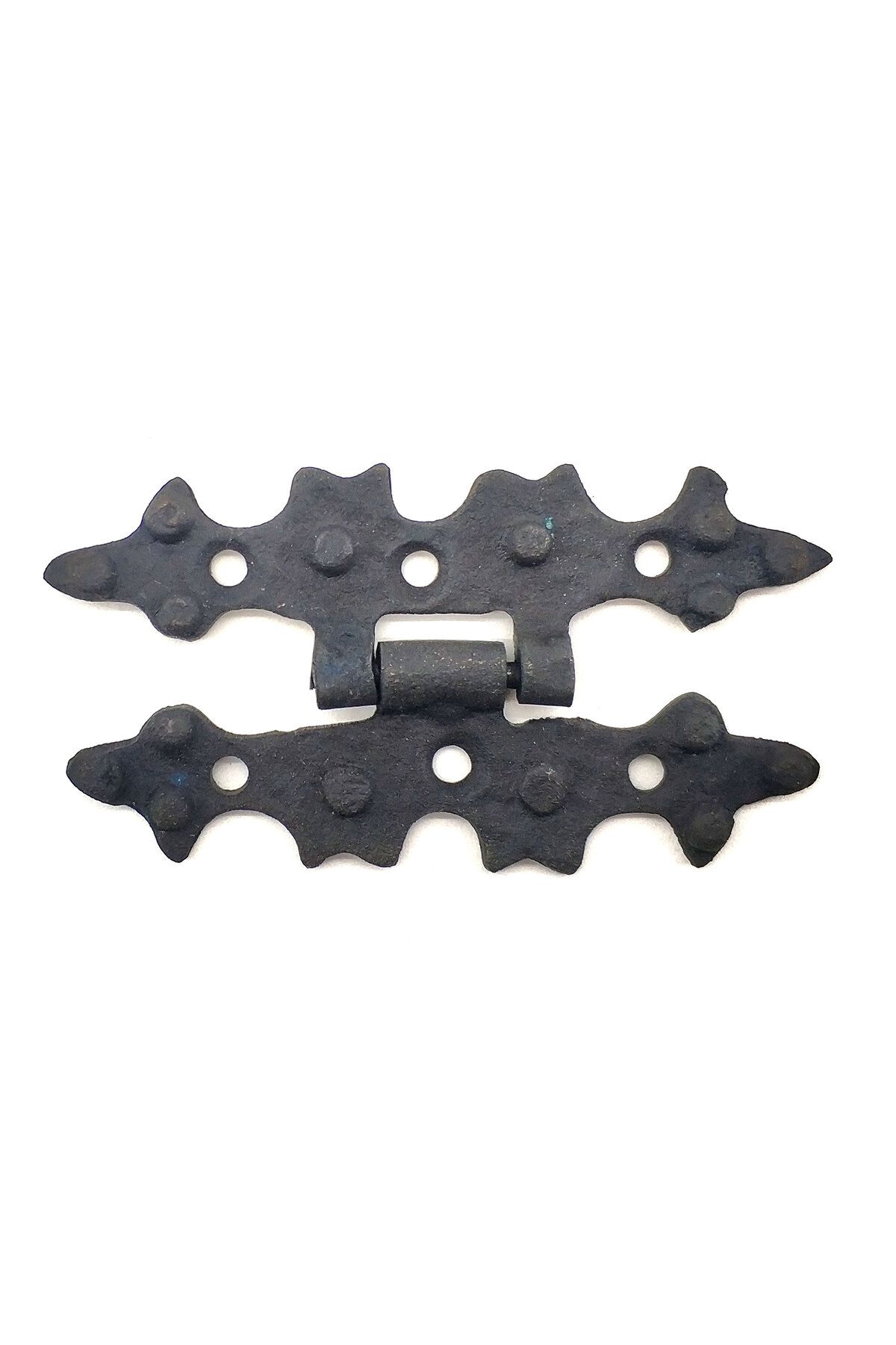 OEM Antika Tarz Dekoratif Pirinç Yıldız Menteşe - 84x44 mm, Oksit