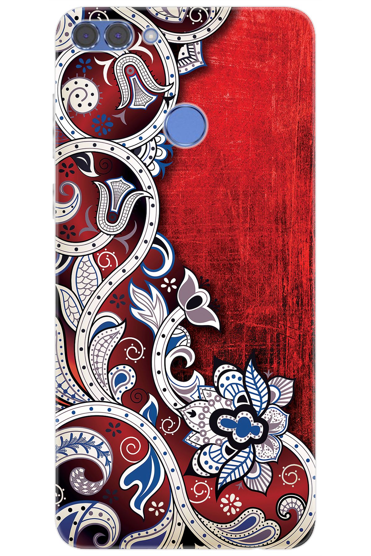 Ceppare Huawei Y9 2018 (FLA-LX1/LX2) Uyumlu Kılıf Desen Baskılı Silikon Vektör Tasarım STK:539 CP-6iKRGNv