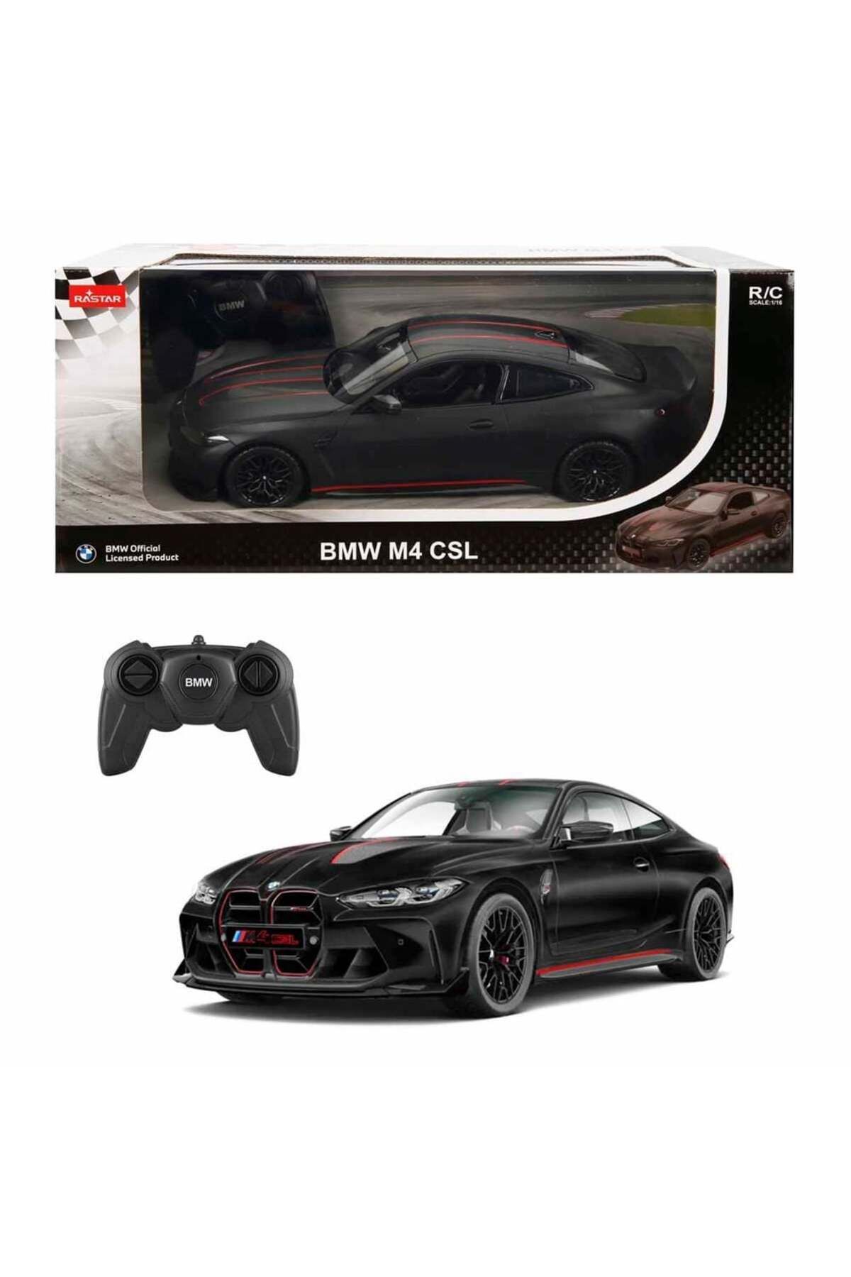 OEM Rastar R/C 1/16 F/F BMW M4 CSL 2.4GHZ SİYAH Uzaktan Kumandalı