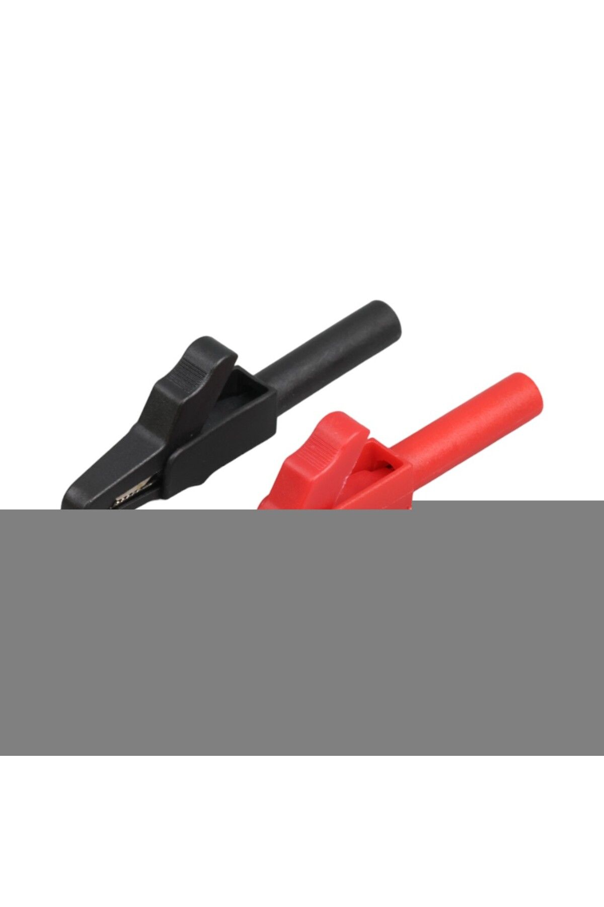 MELFSHOP 4MM BANAN JAK GİRİŞLİ 55MM KROKODİL CATII SİYAH- KIRMIZI 2Lİ TAKIM (IC-243B)