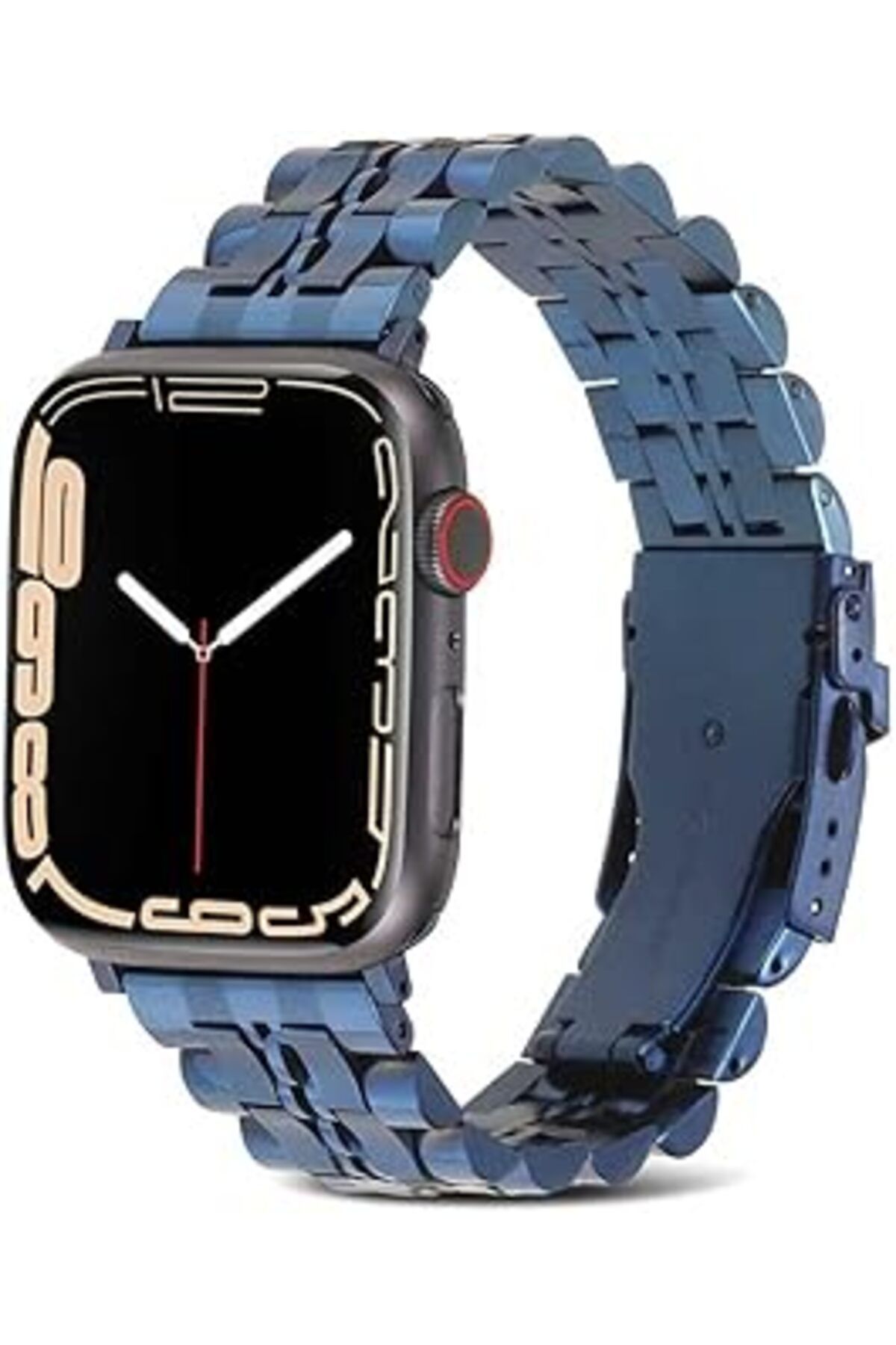 karadağsb Zore Apple İle Uyumlu Watch 38Mm/40Mm Krd-54 Metal Kordon Lacivert