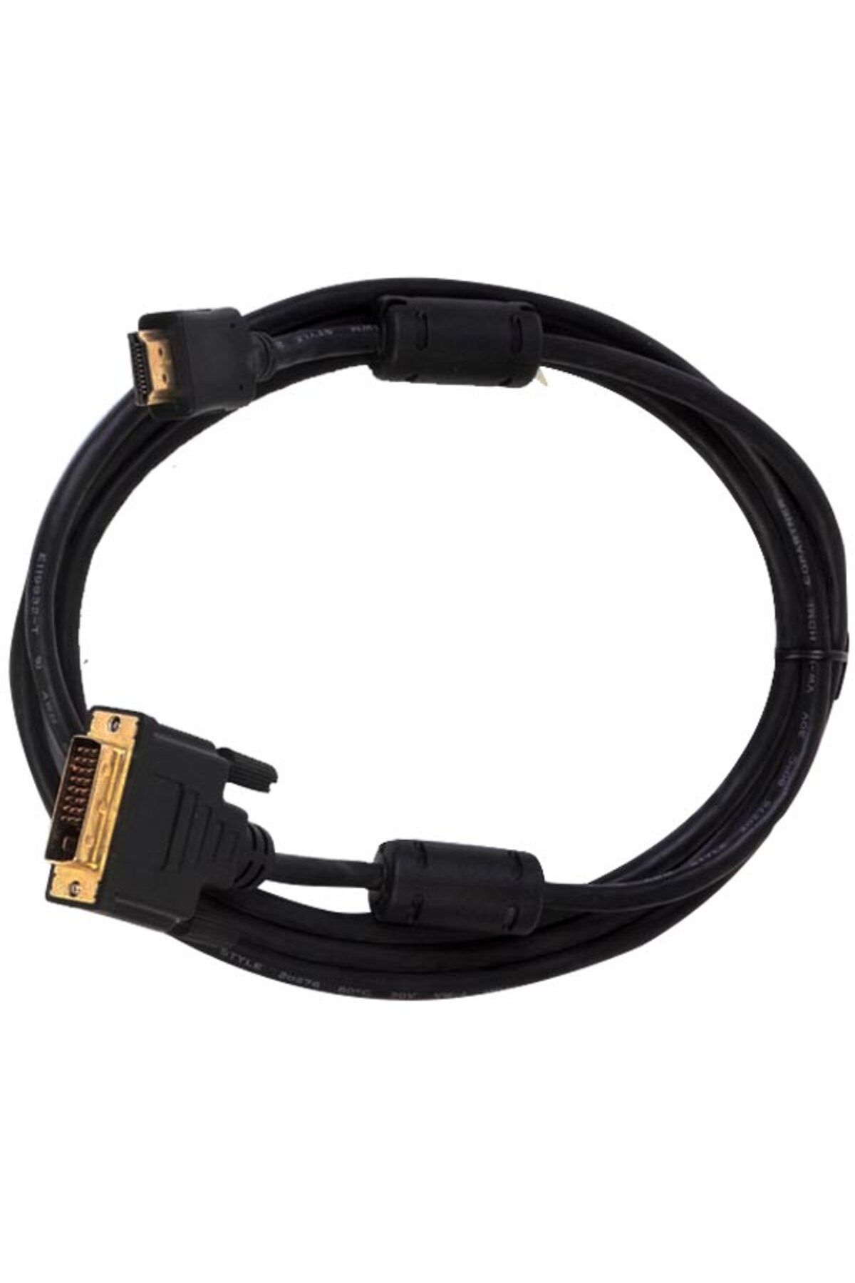robotrend Powermaster Pm-12886 10 Metre Dvi 24+1 Male To Hdmi 19P Male Gold Uçlu Hdmi Dvi Kablo