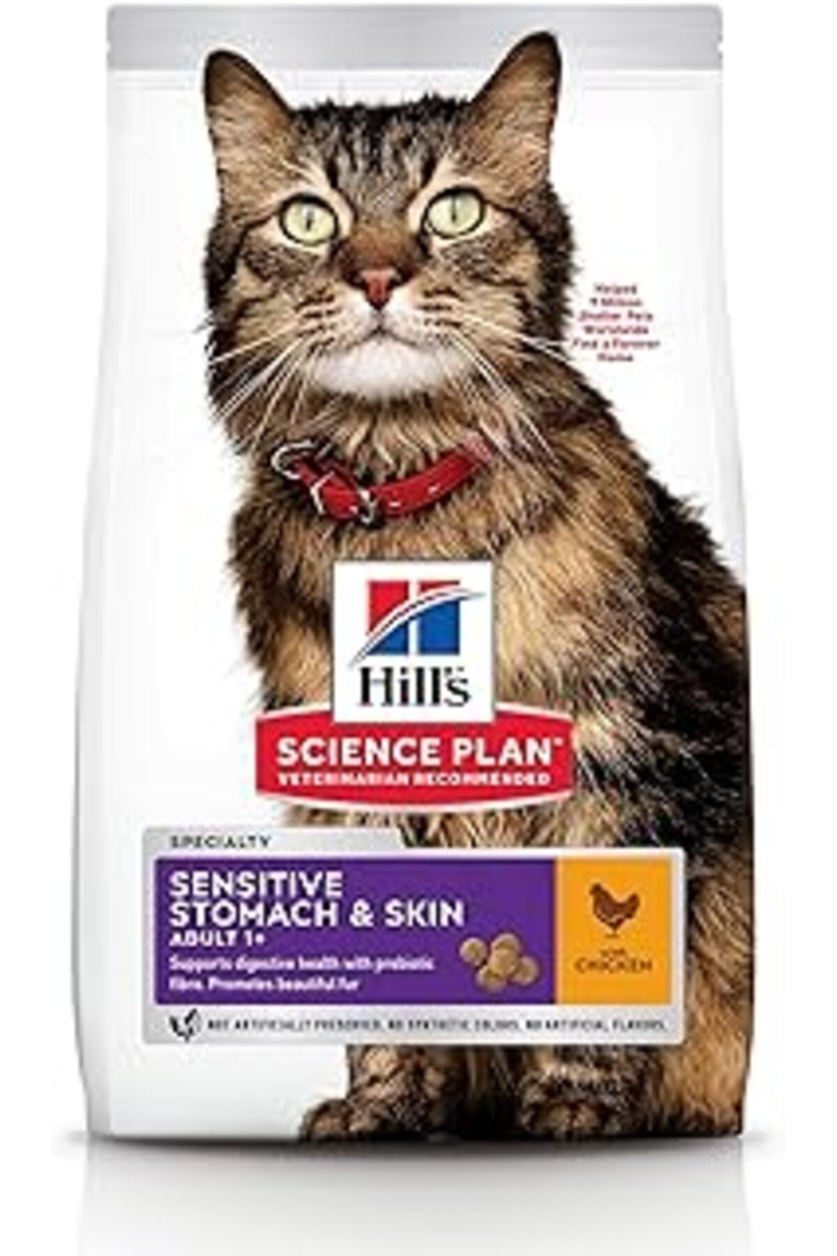 karadağsb Hill'S, Hills Science Plan Hassas Sindirim Ve Deri Yapısı Için Tavuklu Yetişkin Kedi Maması 1.5 Kg,