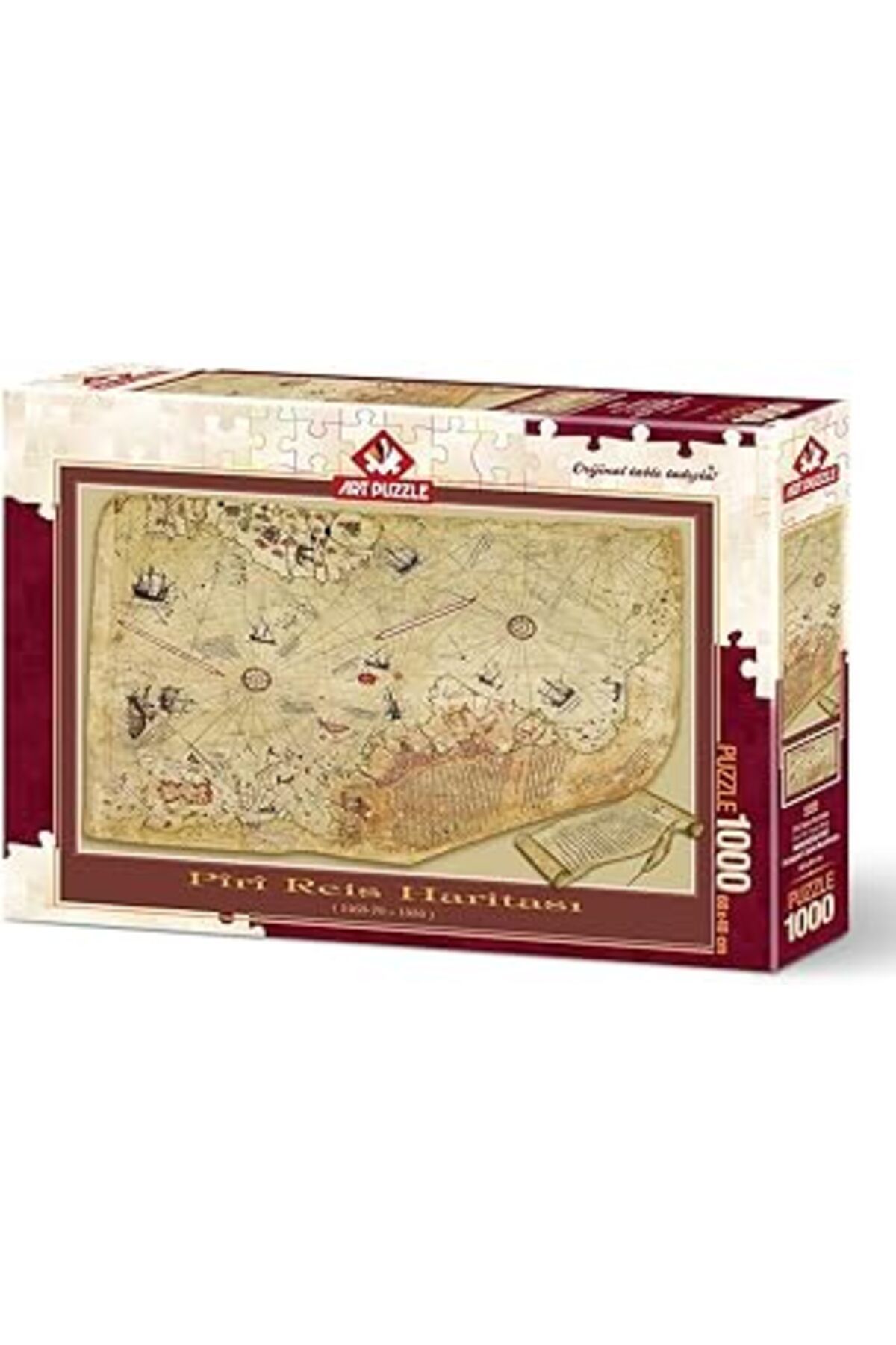 karadağsb Art Puzzle Piri Reis Haritası 1000 Parça Puzzle
