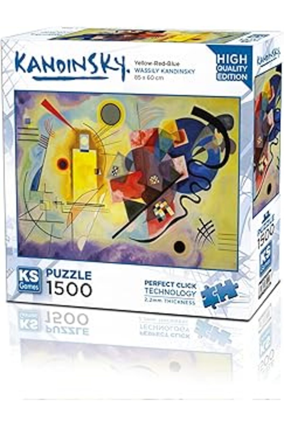 karadağsb Ks Games 1500 Parça Sarı Kırmızı Mavi Puzzle